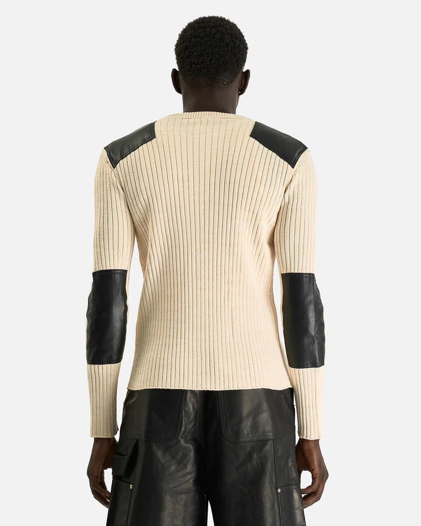 Wales Bonner o1s1v1r1oon0825 Linton Knit Top in Beige/Ivory Size US L / EU 52-54 / 3 - 4 Thumbnail
