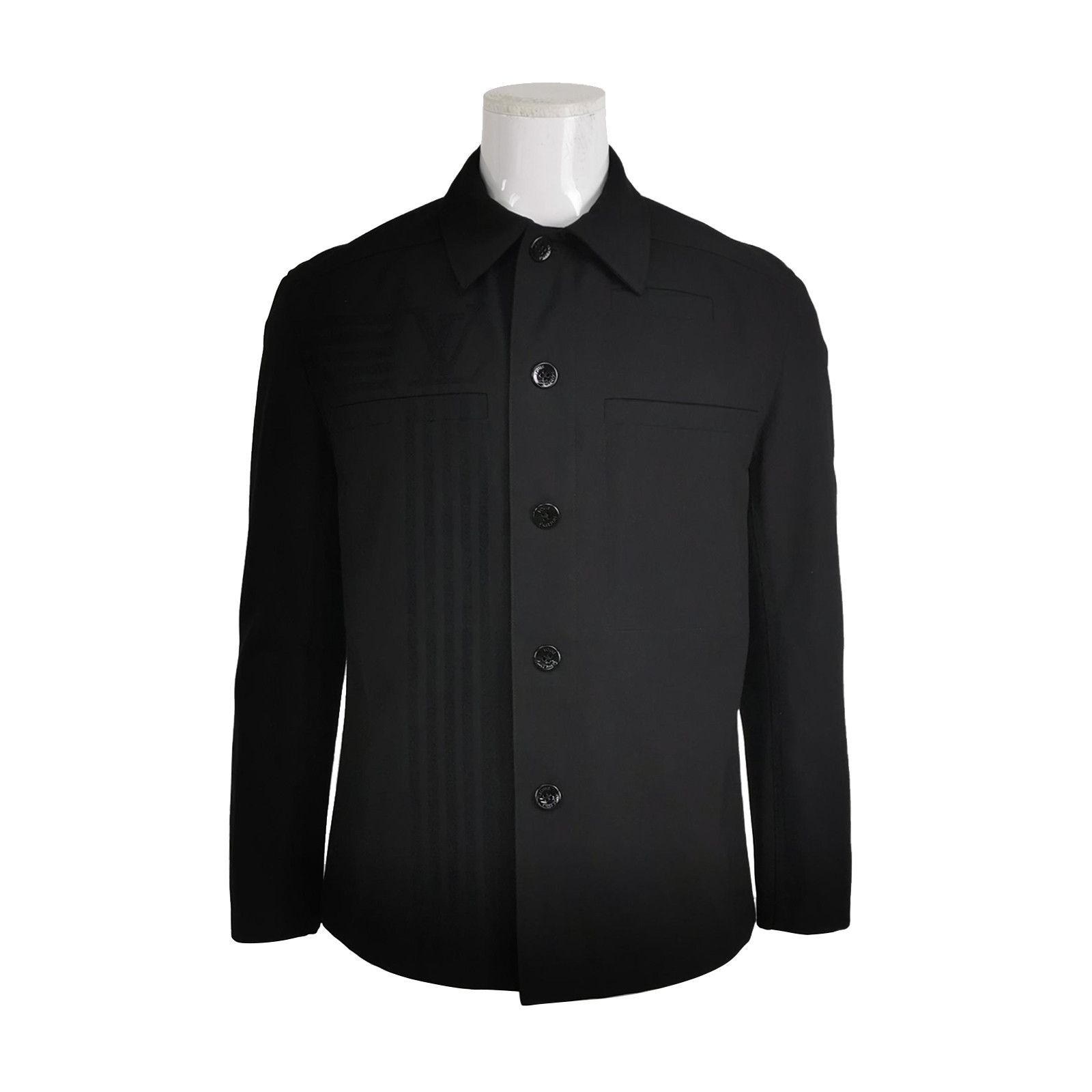 Louis Vuitton Louis Vuitton Jacquard Logo Shirt Jacket Size 48 Size US M / EU 48-50 / 2 - 1 Thumbnail