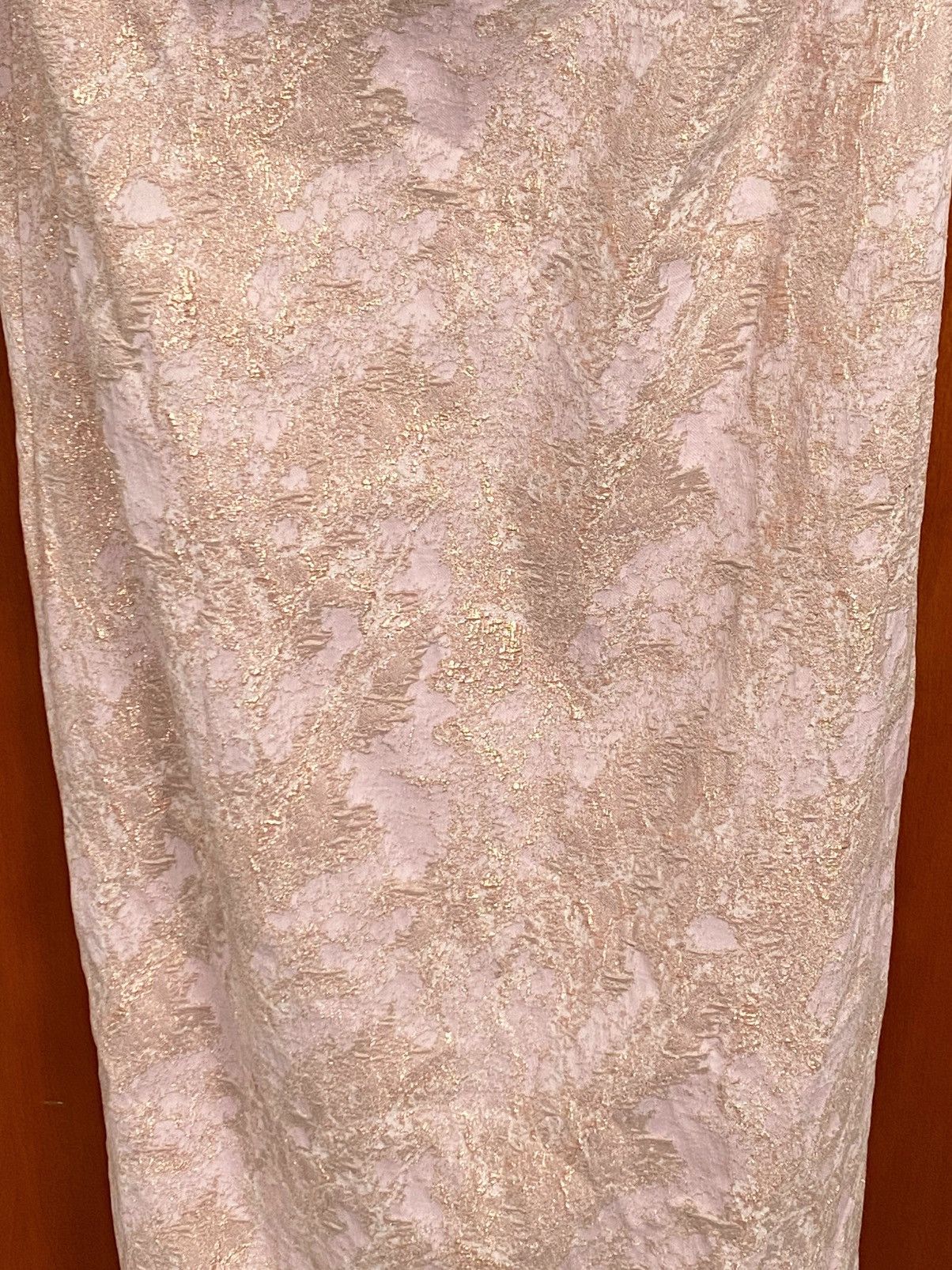Other Teri Jon Metallic Jacquard One-Shoulder Column Gown size 10 Size L / US 10 / IT 46 - 5 Thumbnail