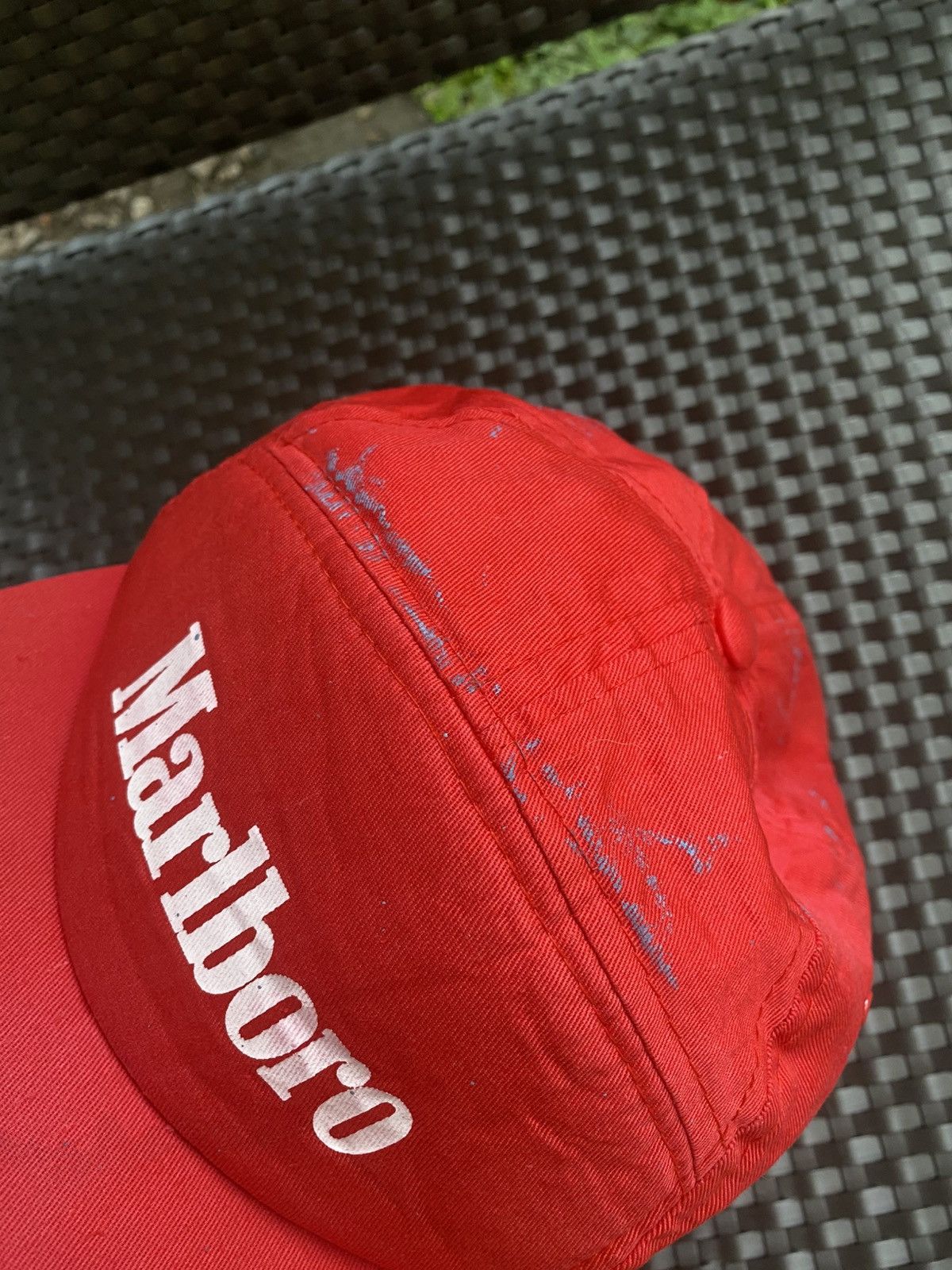 Marlboro Vintage Marlboro Cap Hat Mercedes Lucky Strike Size ONE SIZE - 7 Thumbnail