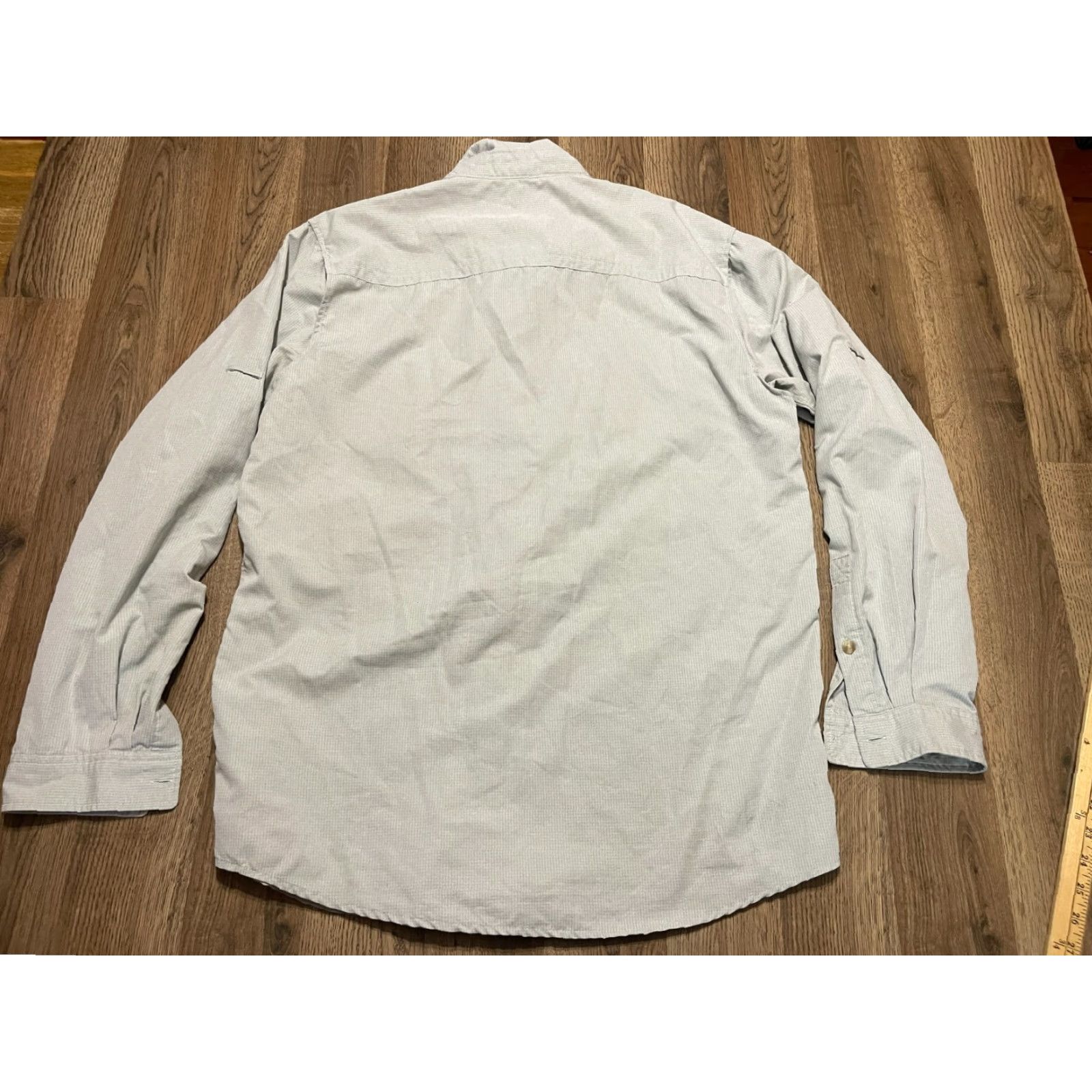 ExOfficio ExOfficio Shirt Mens Large Gray Button Up Long Sleeve Size US L / EU 52-54 / 3 - 2 Thumbnail