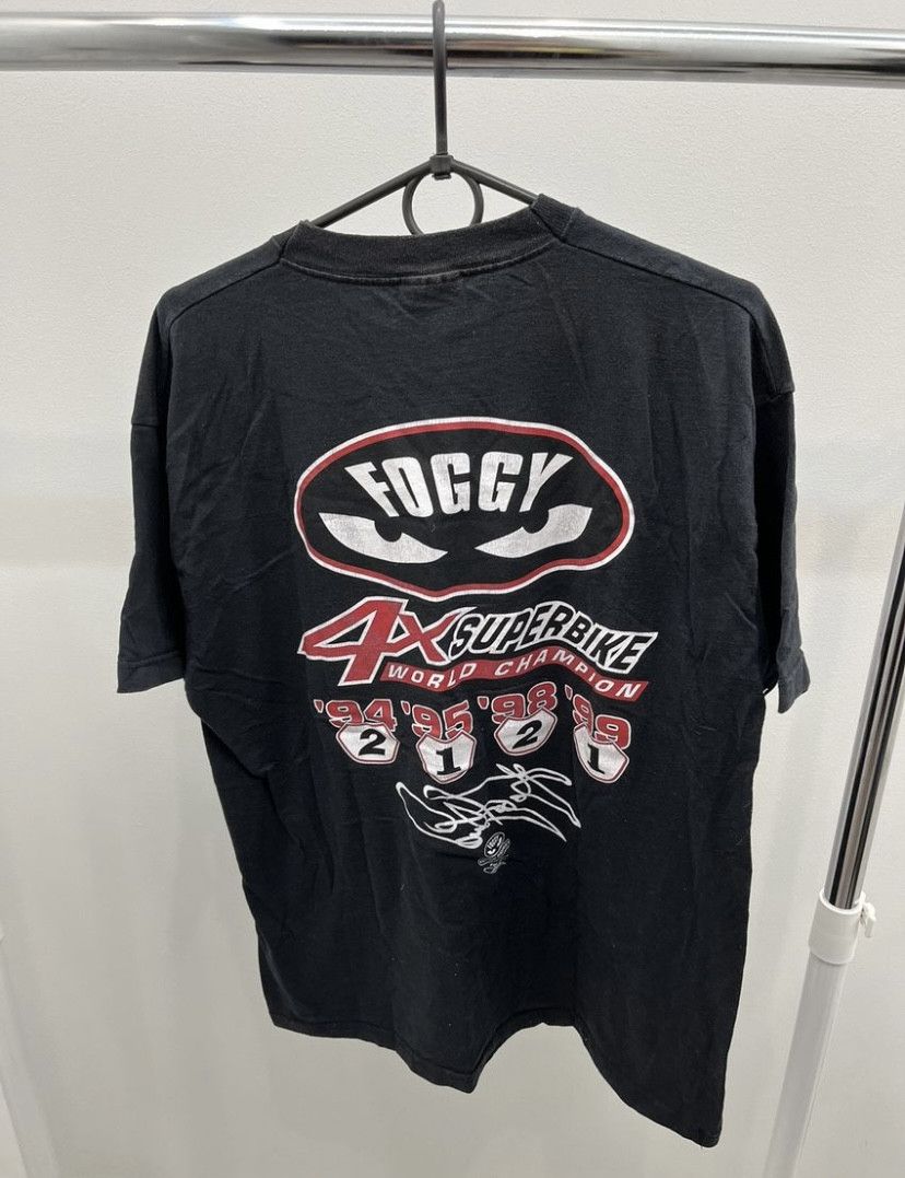 Ducati Vintage 90s Ducati Carl Fogarty Foggy Superbike World Tee Size US L / EU 52-54 / 3 - 2 Thumbnail