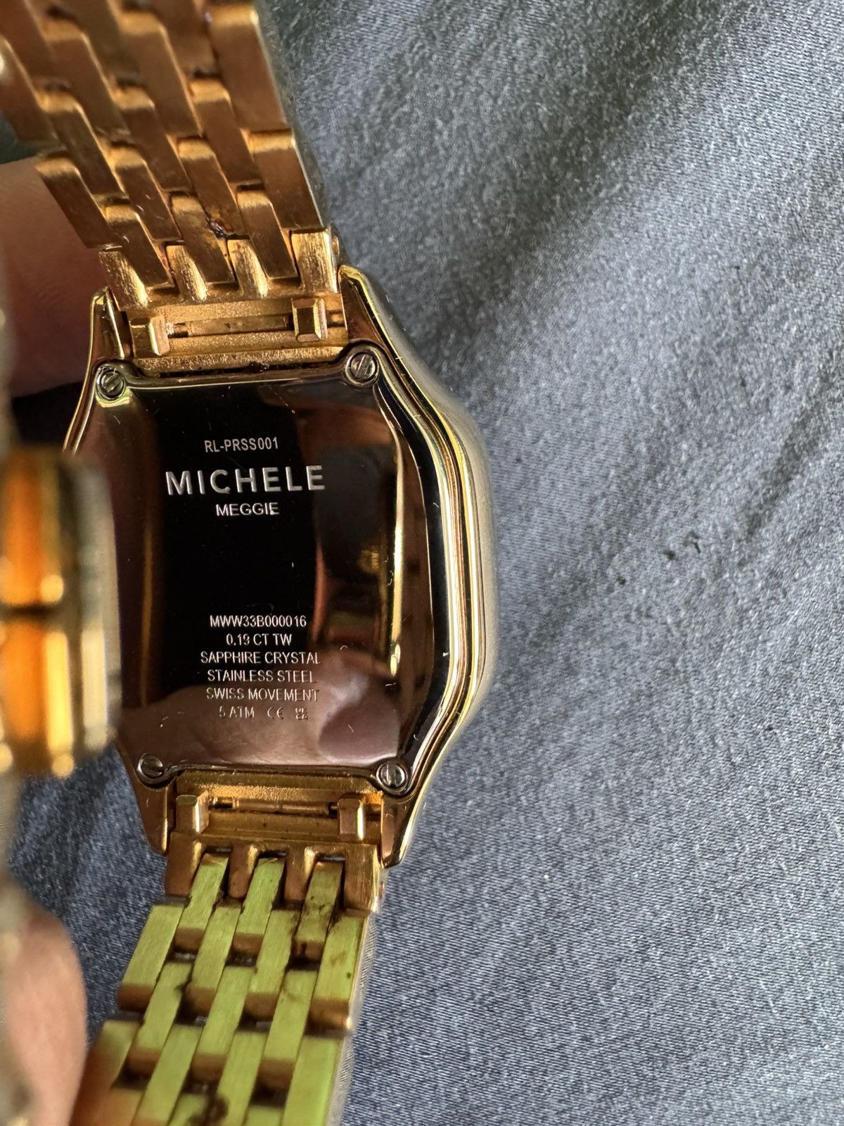 Other Michele Watch with Diamonds and Mother of Pearl face Size ONE SIZE - 6 Thumbnail