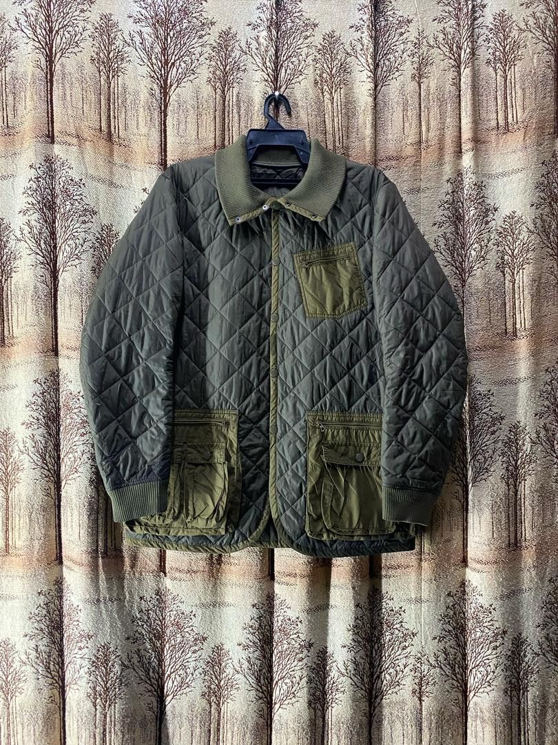 Japanese Brand Green Label Relaxing Quilted Jacket Size US M / EU 48-50 / 2 - 1 Thumbnail