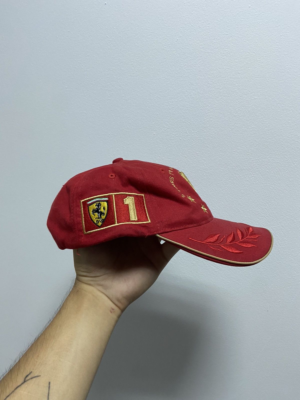 Ferrari × Vintage Ferrari Cap Vintage 2002 Michael Schumacher Racing Formula 1 Size ONE SIZE - 3 Thumbnail