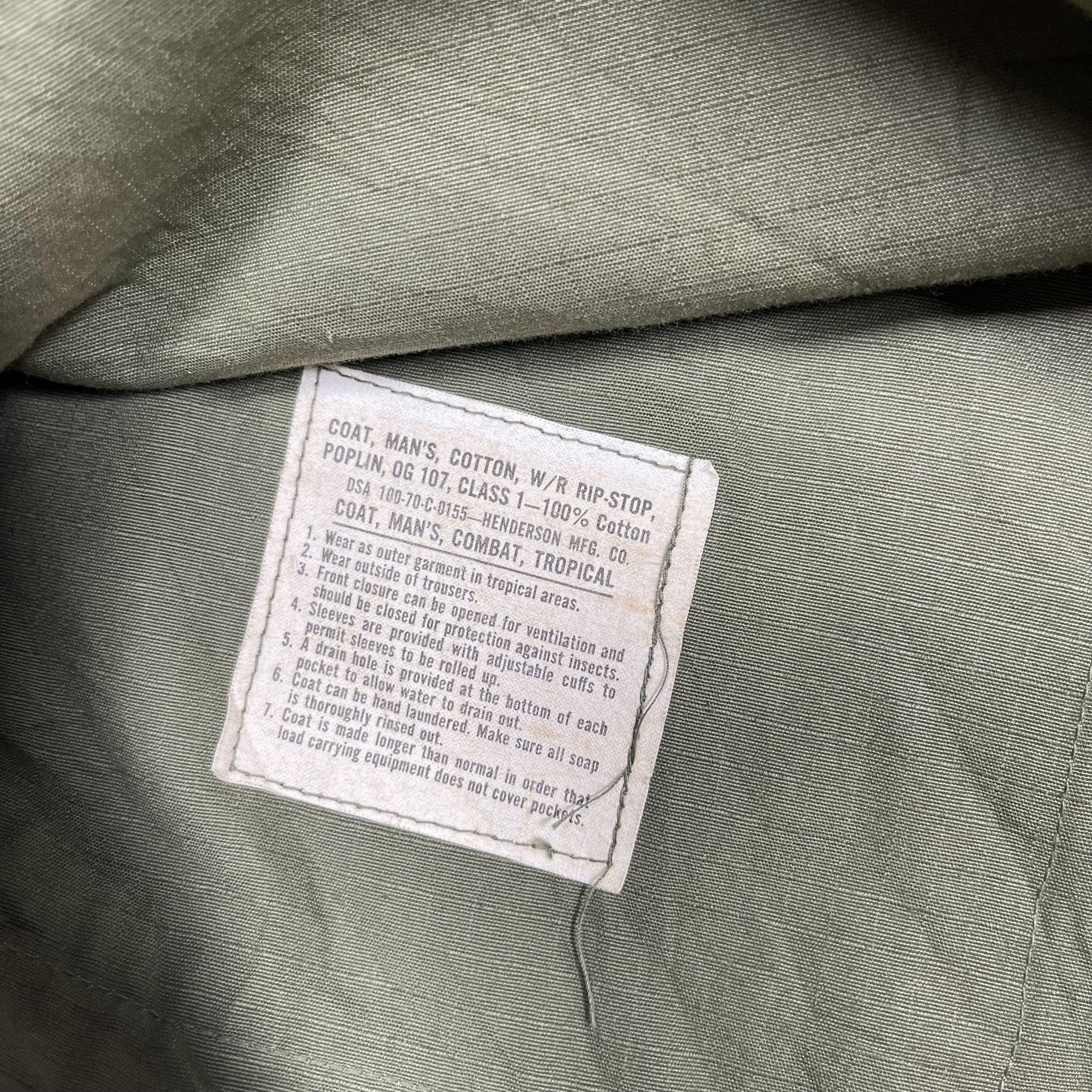 Vintage Vintage 1950s World War Tactical Olive Army Jacket Size US M / EU 48-50 / 2 - 7 Thumbnail