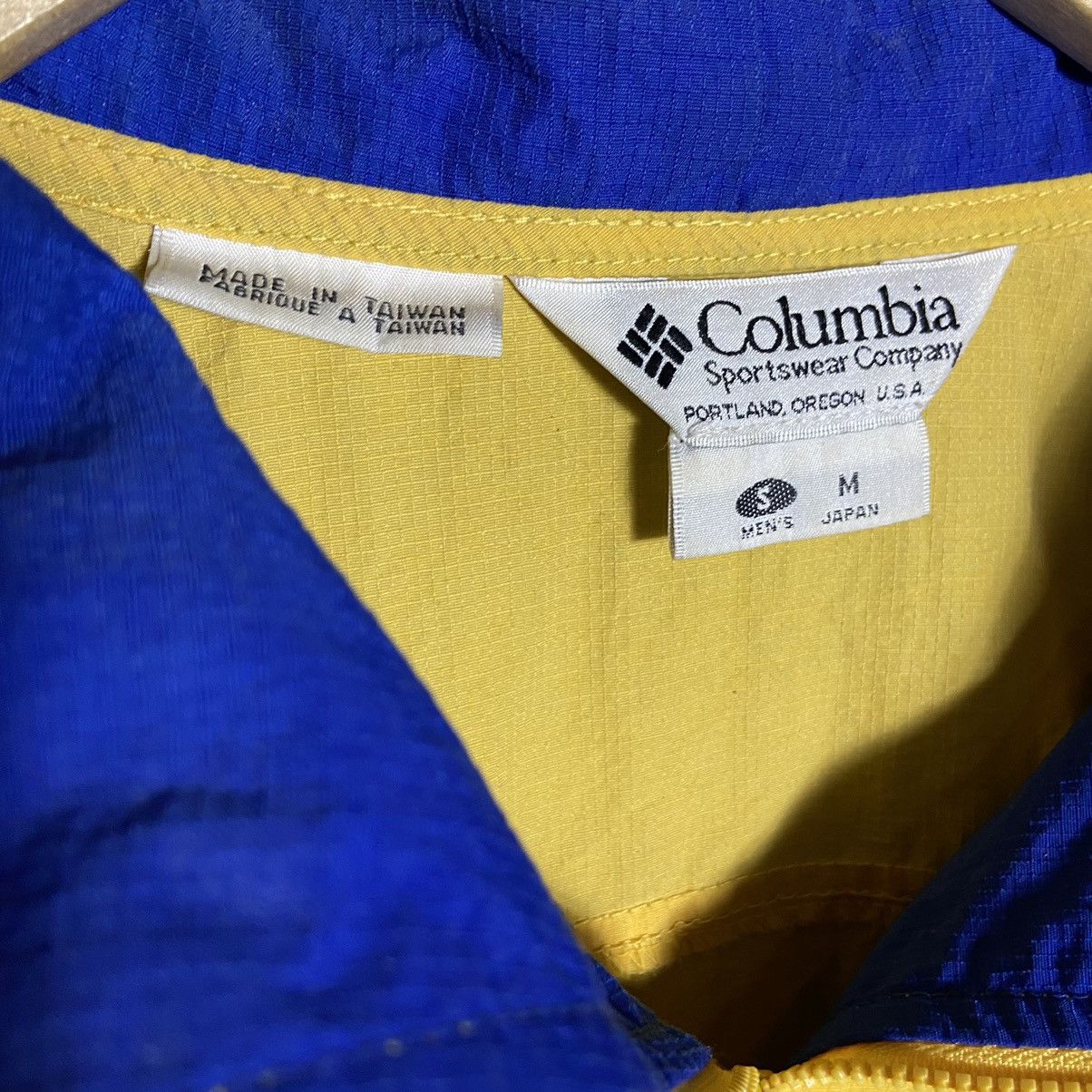 Columbia × Vintage Vintage 90s Columbia Sportswear Half Zip Windbreaker Jacket Size US L / EU 52-54 / 3 - 5 Thumbnail