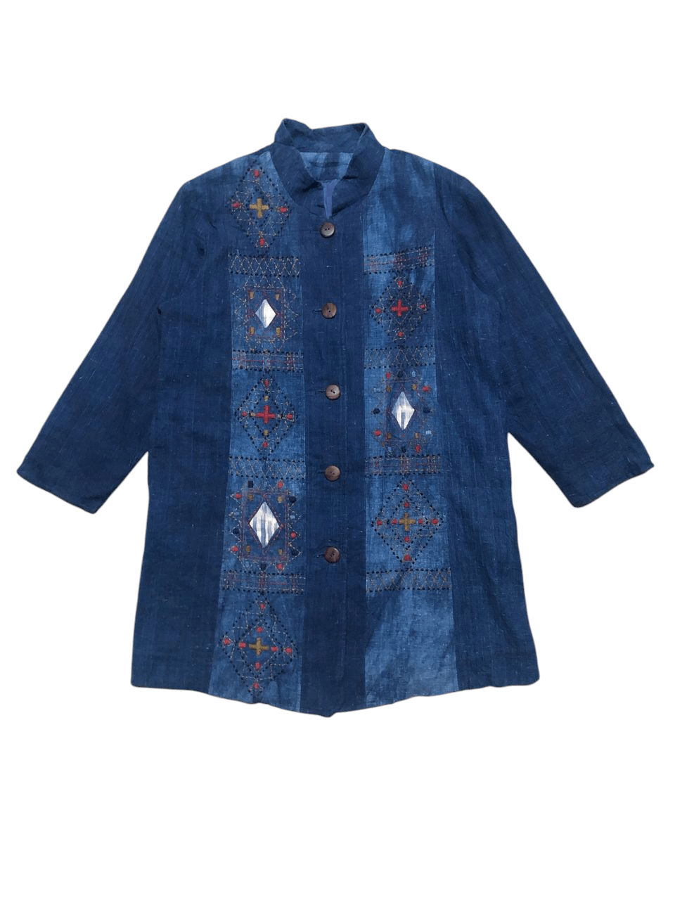 Indigo Vintage Indigo Native Button Jacket Inspired Kapital Style Size US M / EU 48-50 / 2 - 1 Thumbnail