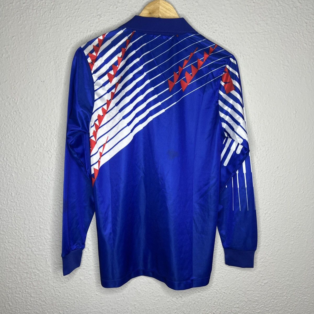 Asics Vintage Asics 1996 Japan Jersey Longsleeve Shirt Navy Print Size US M / EU 48-50 / 2 - 8 Thumbnail