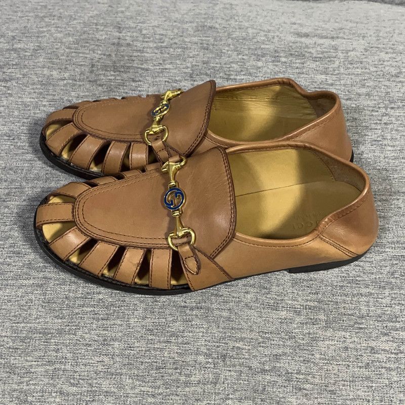 Gucci Gucci Brown Flat Casual Shoes for Men - Size US 6.5 / EU 39-40 - 6 Thumbnail