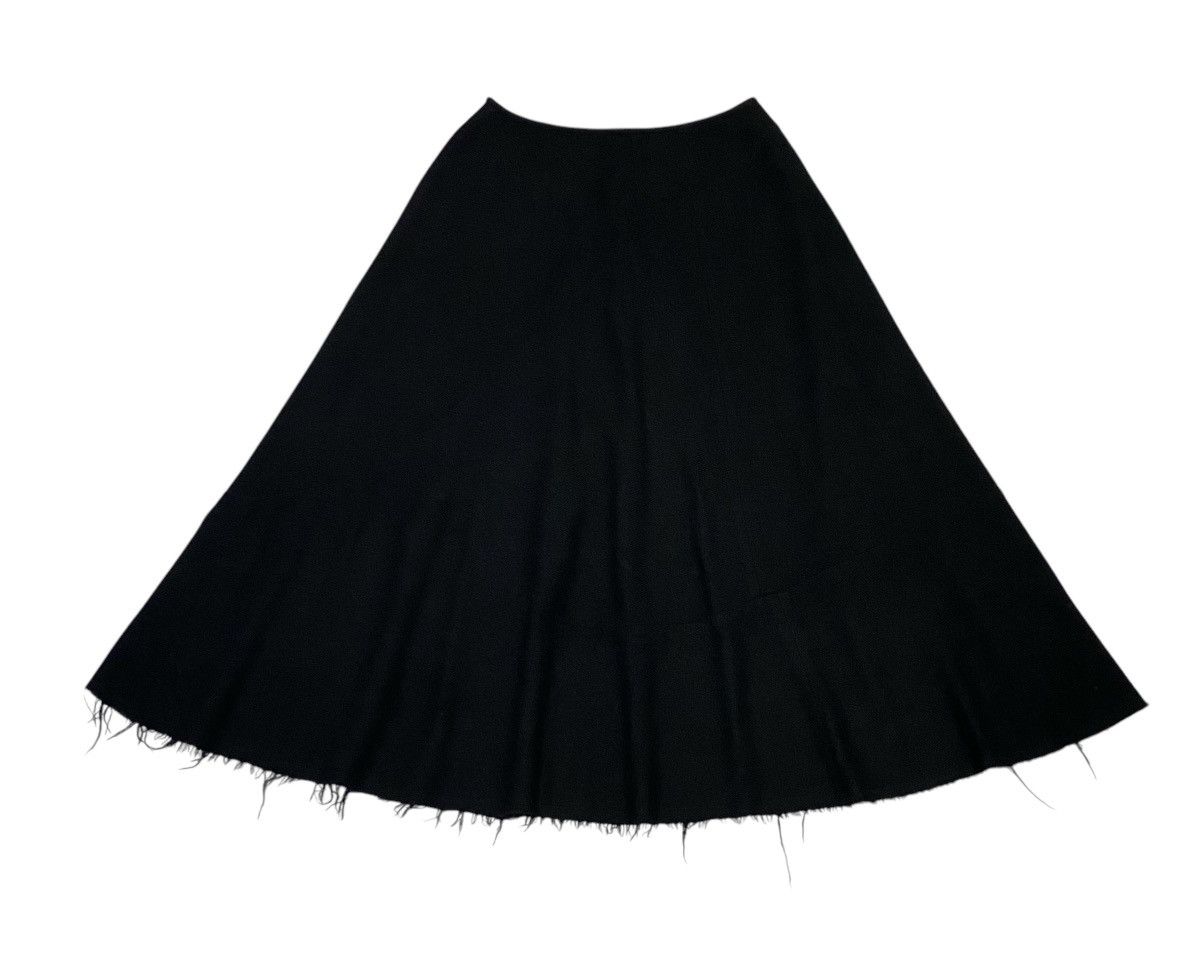 Comme des Garcons Tricot Comme Des Garçons AD2002 Wool Hem Faux Fur Skirt Size 26" / US 2 / IT 38 - 5 Thumbnail