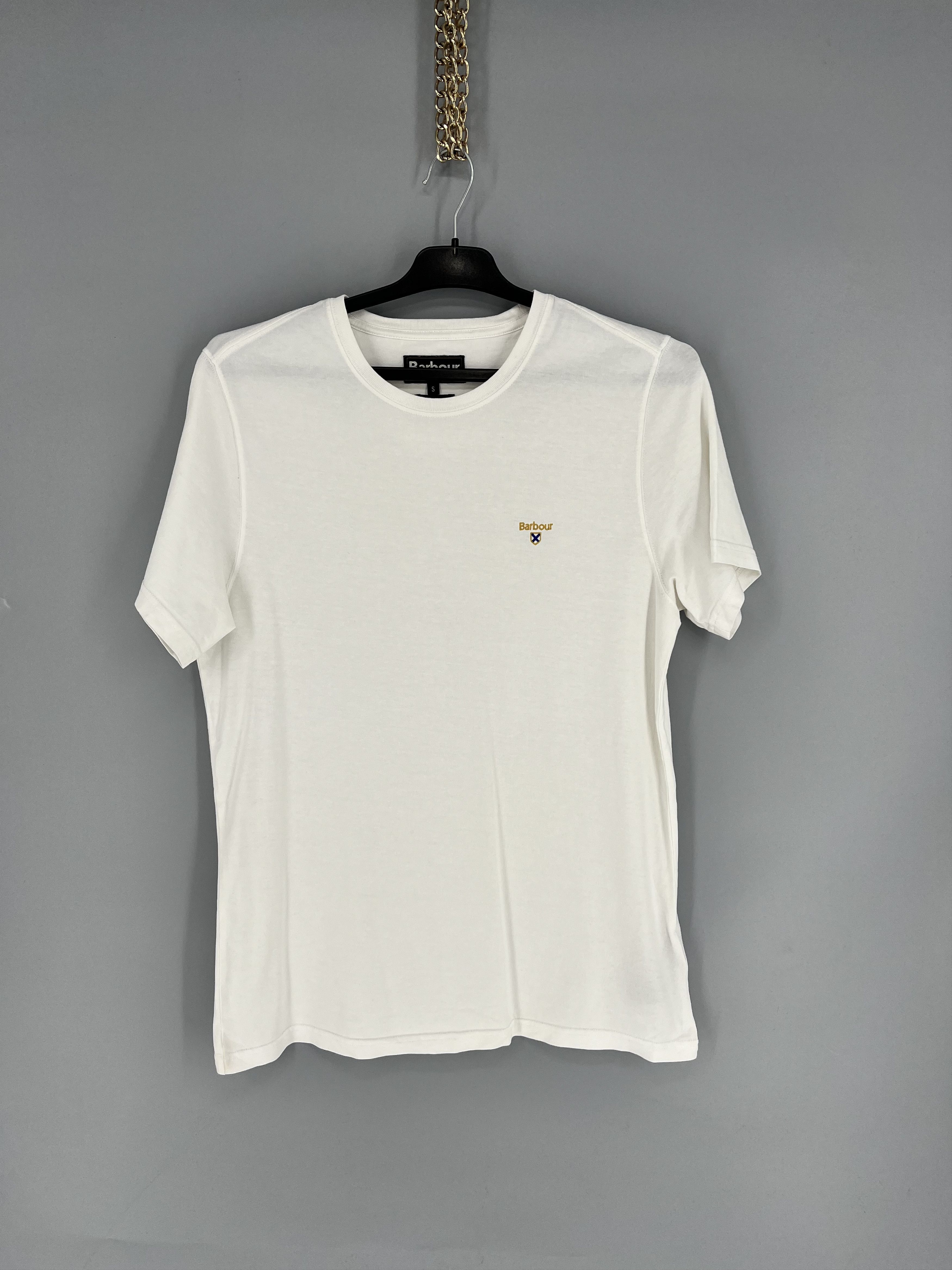 Barbour VINTAGE Mens Barbour Mini Logo T-Shirt Size S Size US S / EU 44-46 / 1 - 1 Thumbnail