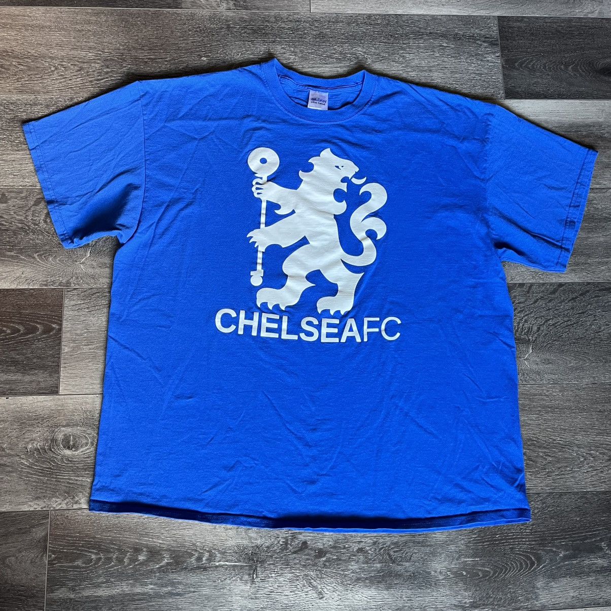 Chelsea Soccer Vintage 2000s Chelsea Football Club FC Lion Graphic T Shirt Size US XXL / EU 58 / 5 - 2 Thumbnail