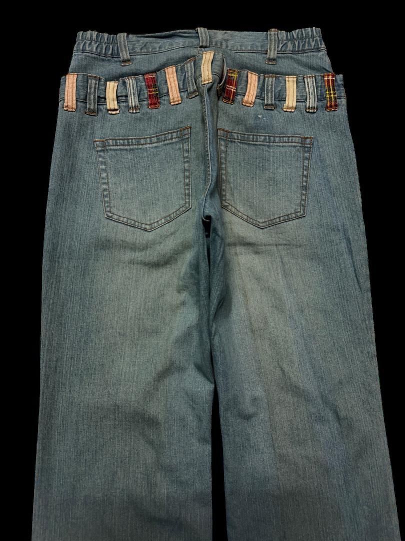 Tornado Mart Sick Japanese Smile Land Double Waist Rusty Mudwash Baggy Size US 29 - 14 Thumbnail