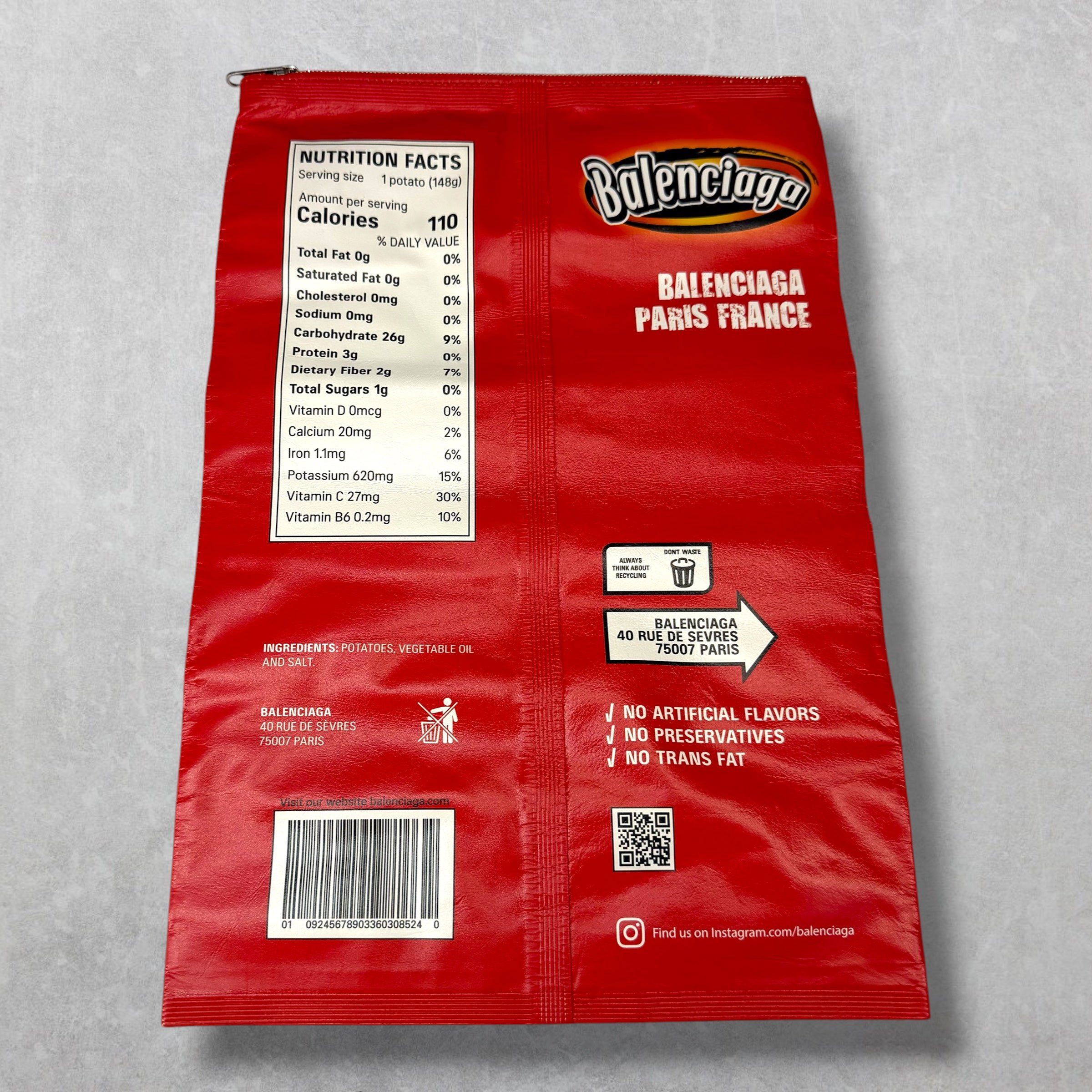 Balenciaga Balenciaga Spicy Chili Chips Bag Size ONE SIZE - 3 Thumbnail