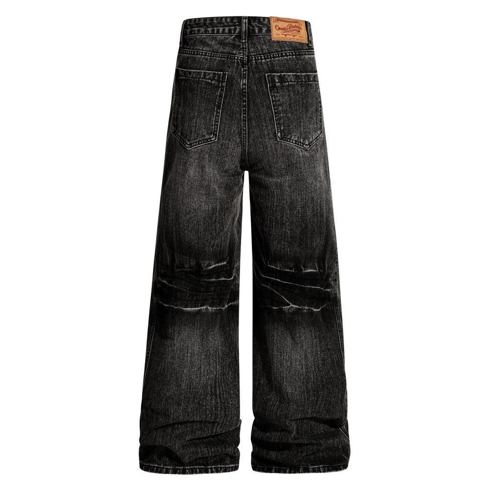 Vintage Retro punk splatter paint loose distressed washed jeans Size US 32 / EU 48 - 2 Thumbnail