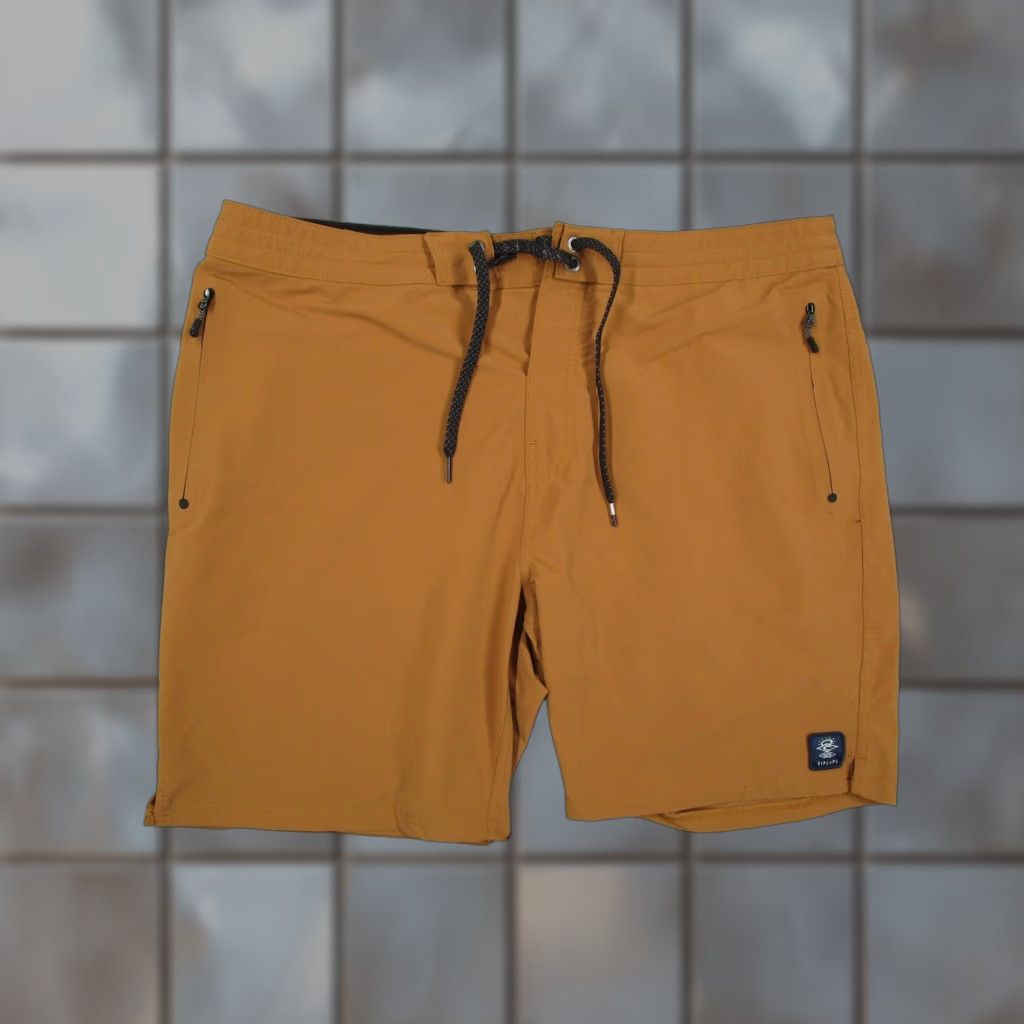 Rip Curl Rip Curl Board Shorts Mens 38 Brown Cordura Hybrid Surf Swim Trunks Quick Dry Size US 38 / EU 54 - 1 Thumbnail