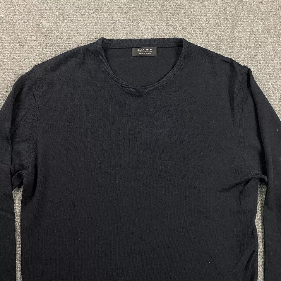 Zara Zara Sweater Men's Extra Large Pullover Casual 100% Wool Size US XL / EU 56 / 4 - 2 Thumbnail