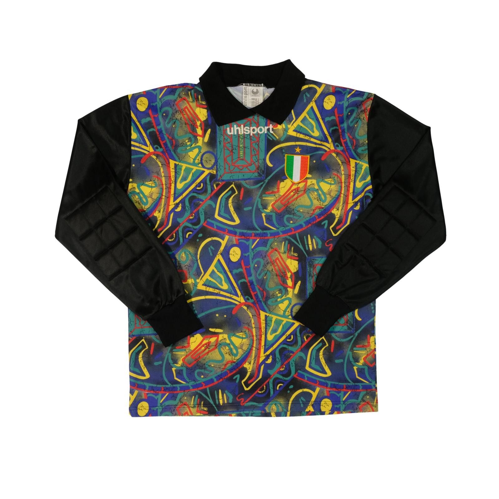 Designer 1988/89 Inter Milan Goalkeeper Shirt Uhlsport (M) Size US M / EU 48-50 / 2 - 1 Thumbnail