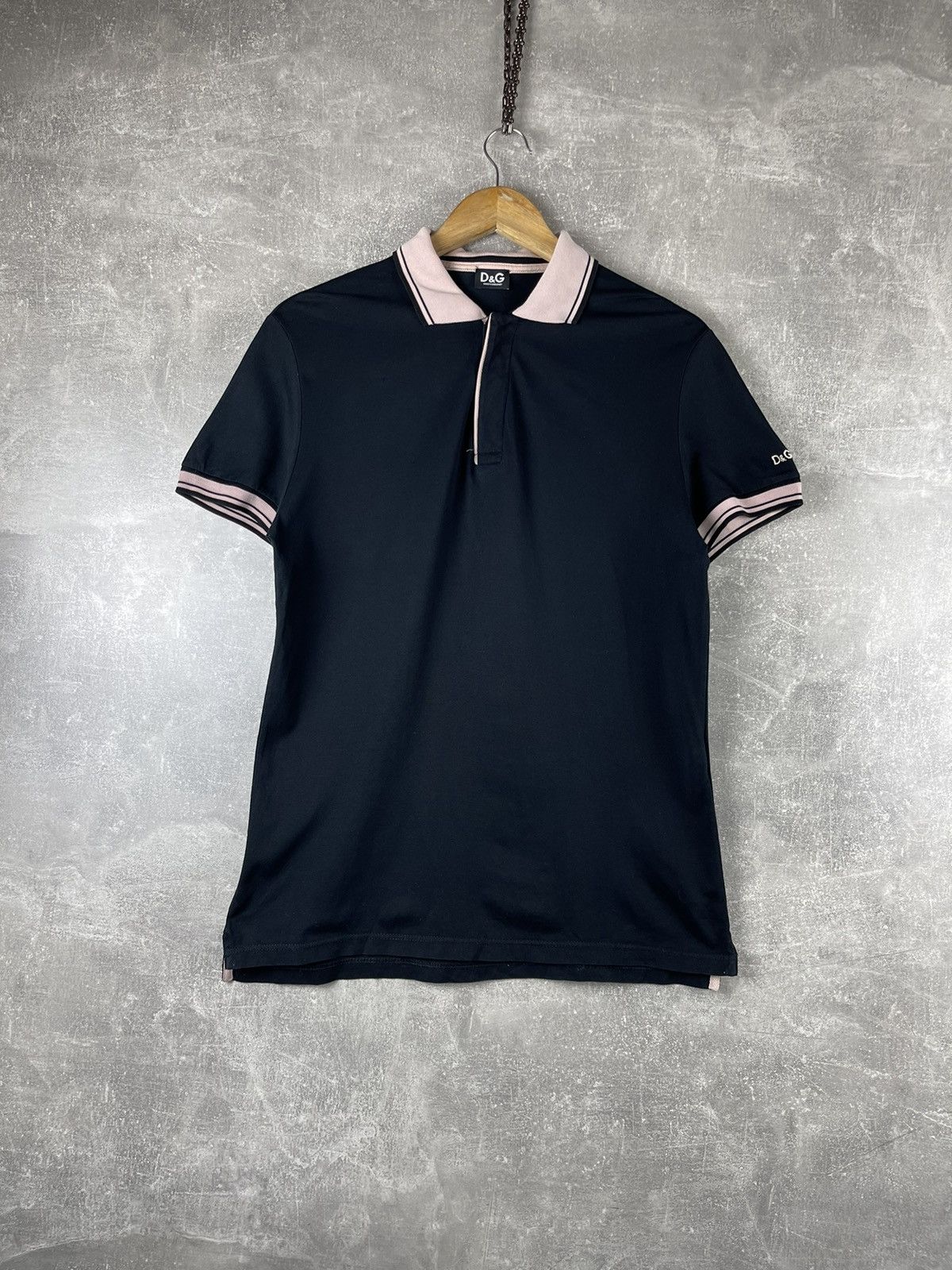 Dolce & Gabbana Vintage 2000 Dolce & Gabbana Polo Shirt Y2K Archive Contrass Size US XL / EU 56 / 4 - 1 Thumbnail
