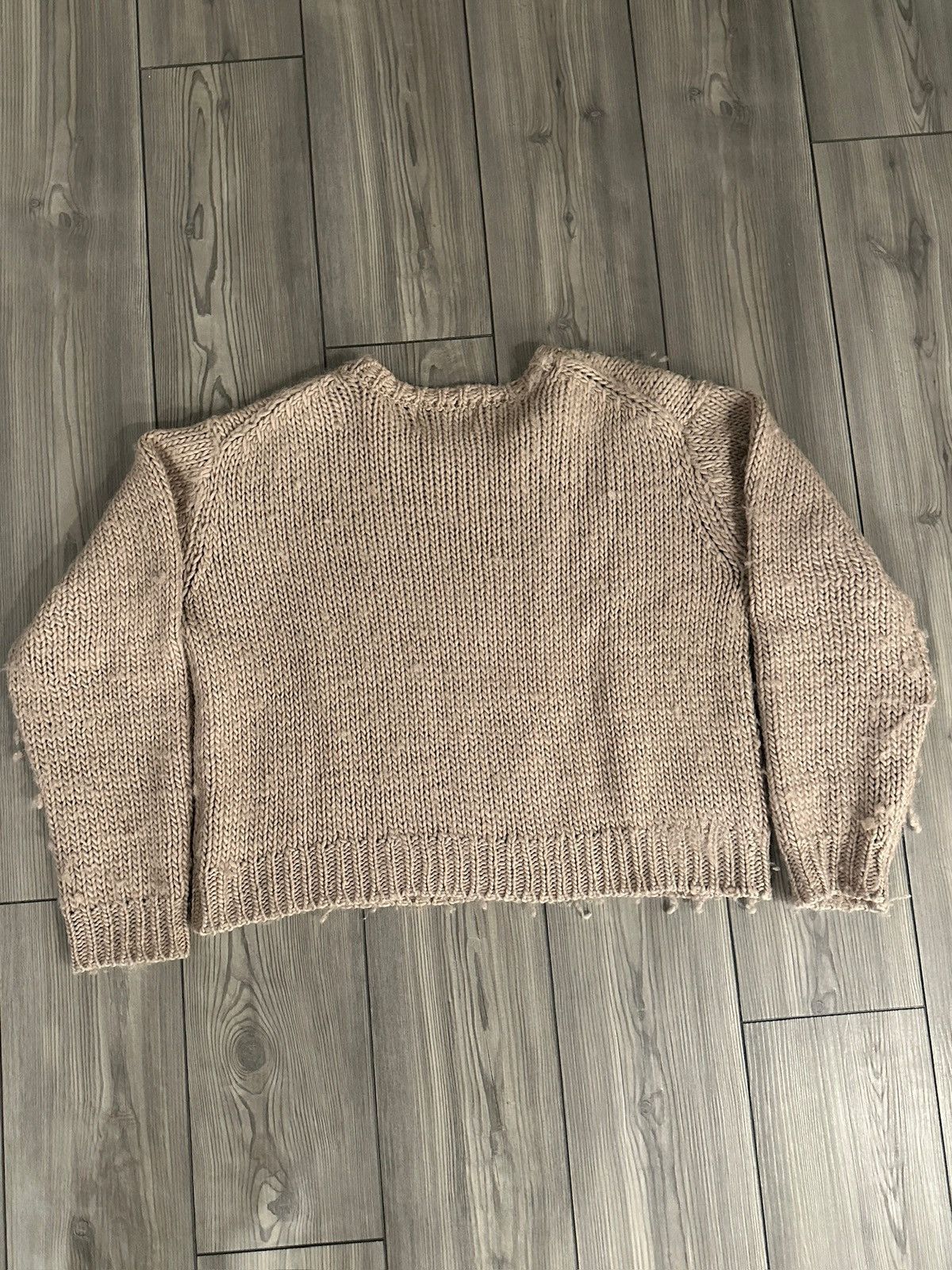 Vuja De Vuja De Low-Guage Knit Sweater (Nude Ivory) Size US M / EU 48-50 / 2 - 2 Thumbnail