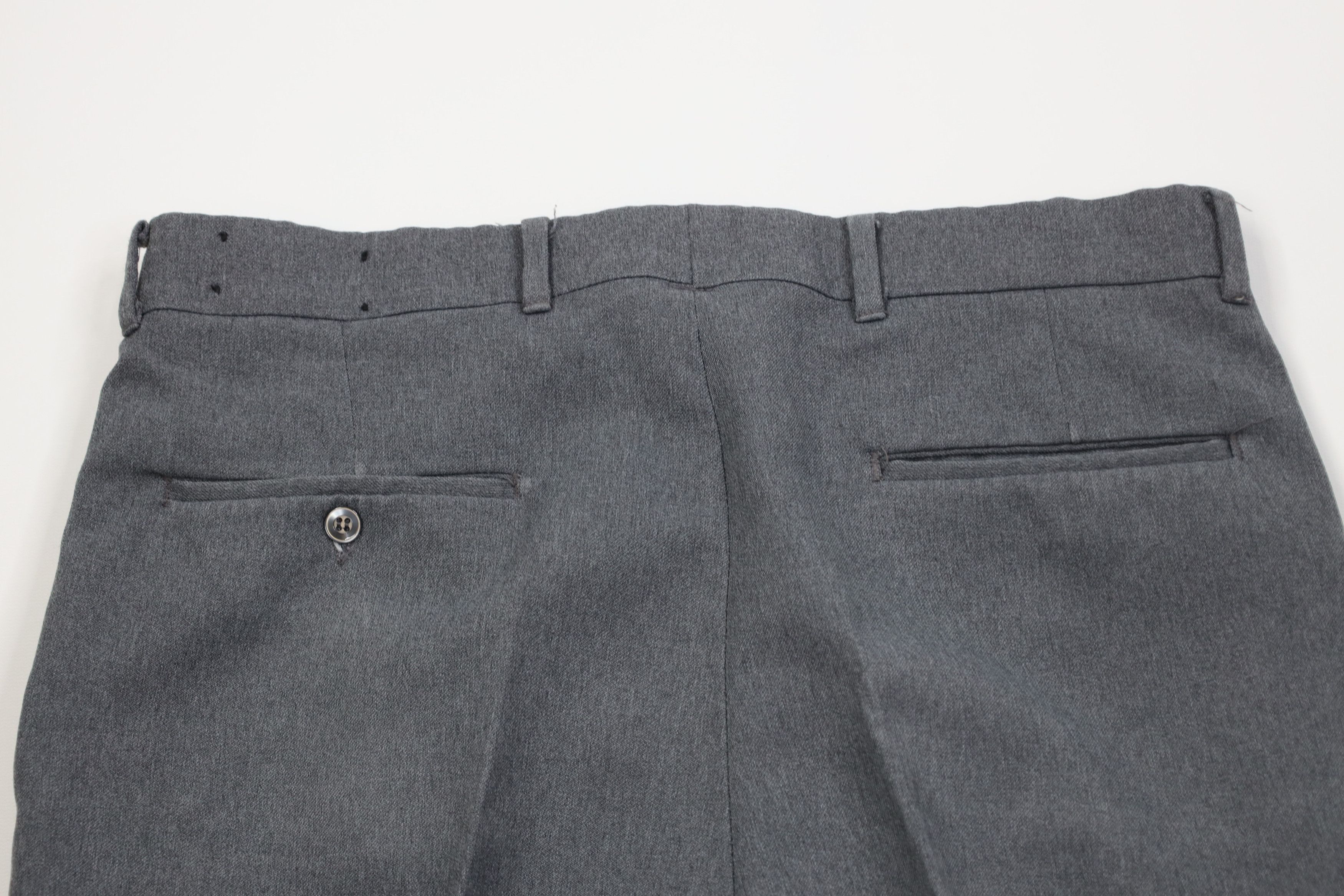 Vintage Vintage 70s Streetwear Flared Wide Leg Chino Pants Gray USA Size US 32 / EU 48 - 12 Thumbnail
