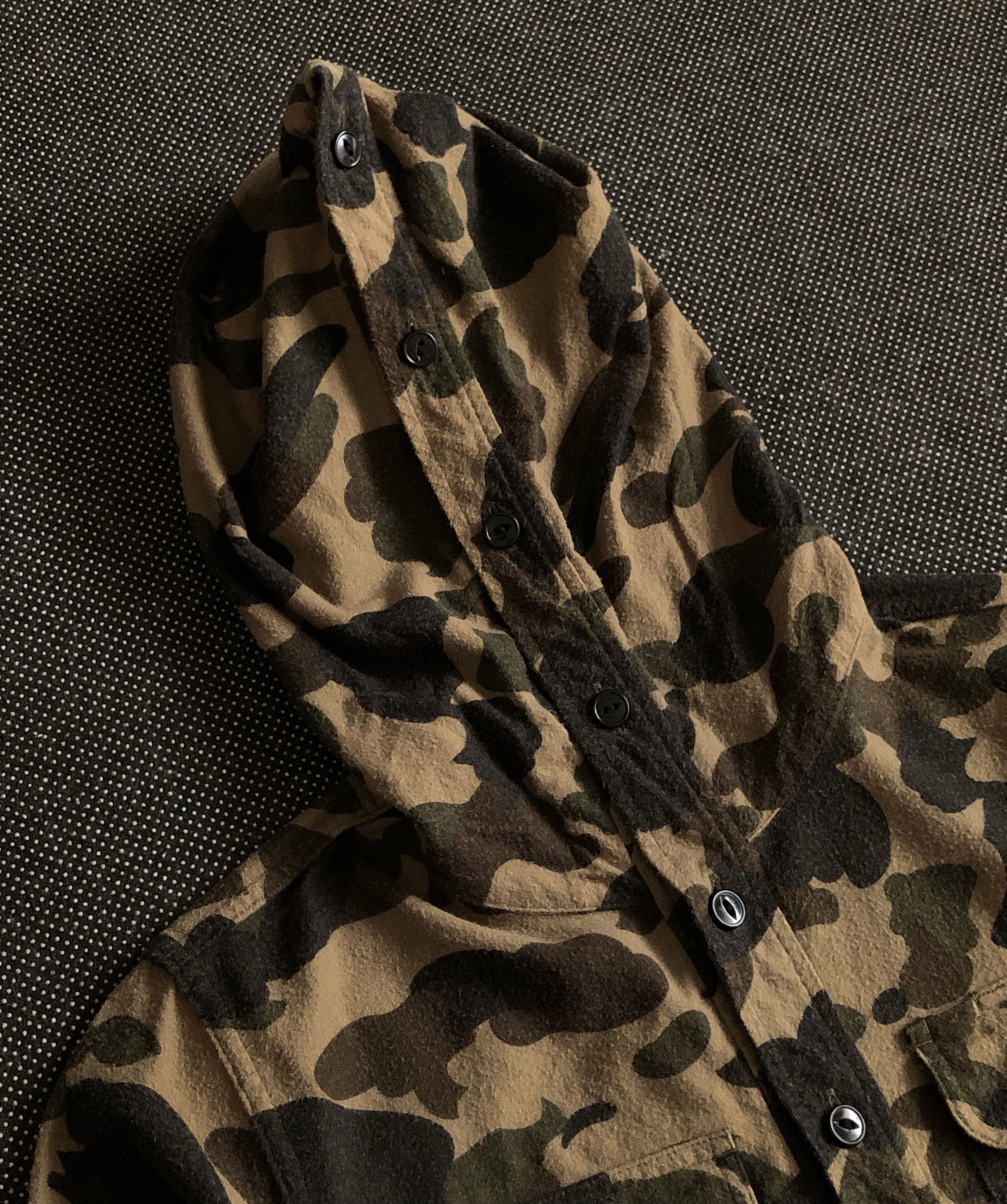 Bape 1ST CAMO SHIRT HOODIE Size US S / EU 44-46 / 1 - 12 Thumbnail