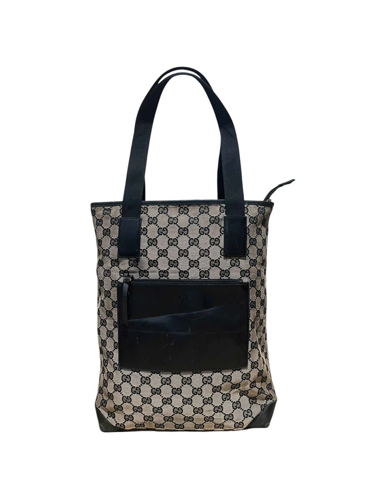 Gucci GUCCI GG Canvas Tote Bag Beige Size ONE SIZE - 1 Thumbnail