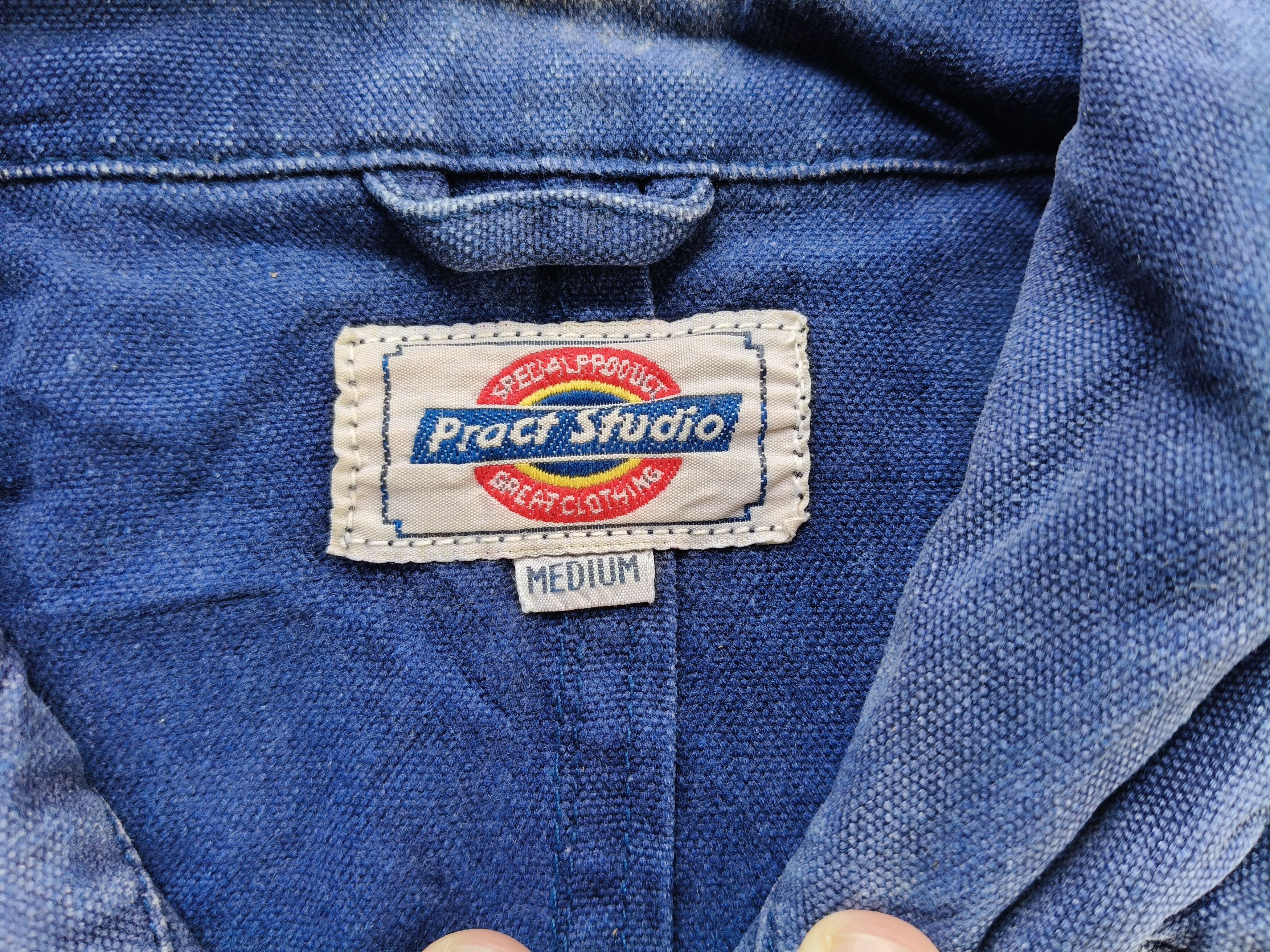 Vintage Pract Studio Denim Jacket Button Up Size US M / EU 48-50 / 2 - 11 Thumbnail