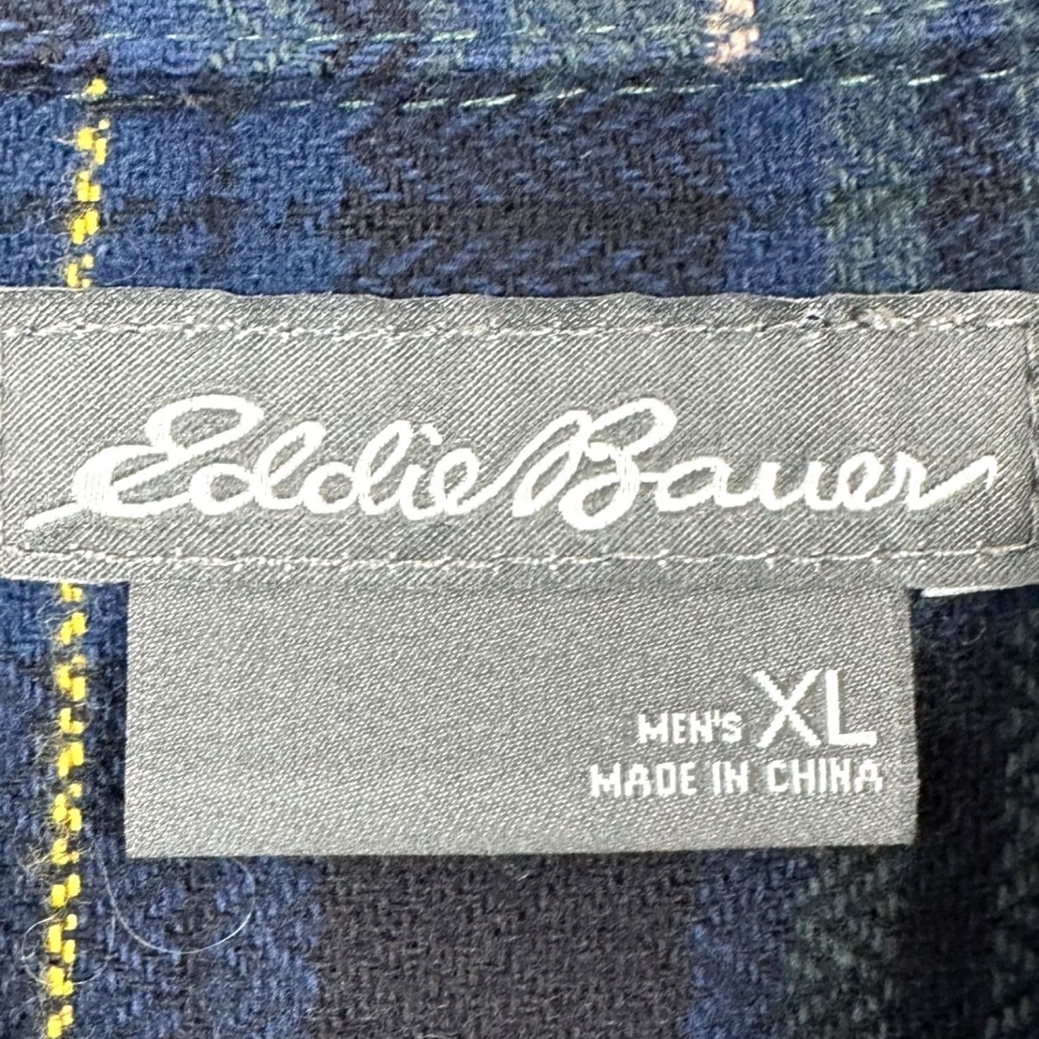 Eddie Bauer Eddie Bauer Shirt Flannel Mens XL Blue Black Button-Down Long Sleeve Casual NEW Size US XL / EU 56 / 4 - 4 Thumbnail