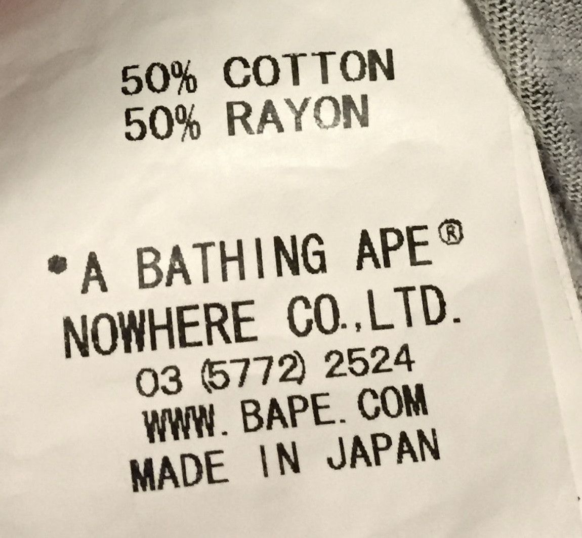 Bape Bape camo long sleeve tee shirt Size S / US 4 / IT 40 - 3 Thumbnail