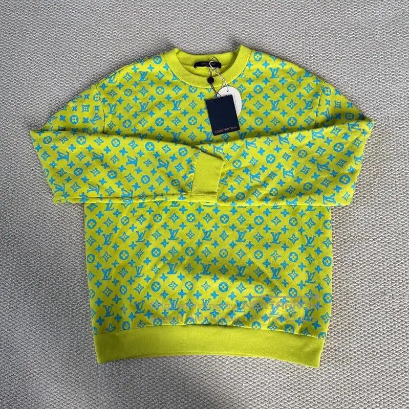 Louis Vuitton Louis Vuitton Yellow Cotton Sweatshirt for Women . Size M / US 6-8 / IT 42-44 - 1 Thumbnail