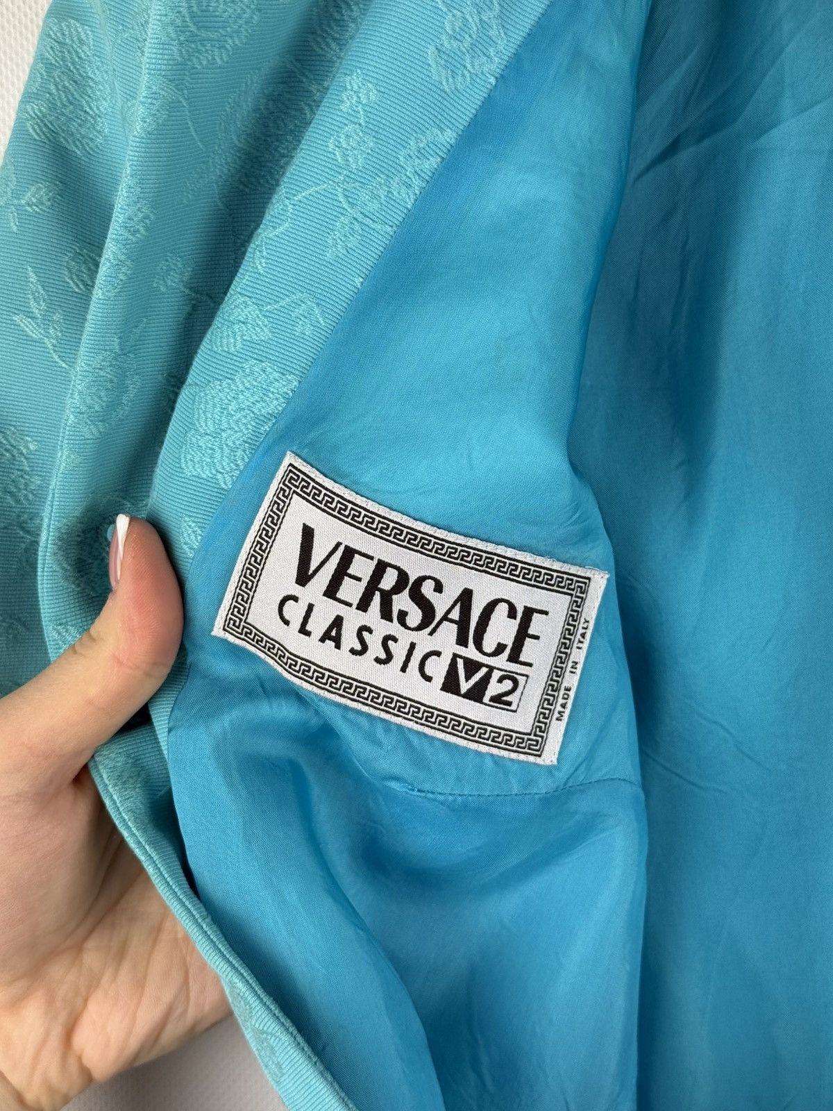 Versace Versace Classic V2 S/S VTG Japanese Floral Blazer Jacket Size M / US 6-8 / IT 42-44 - 22 Thumbnail