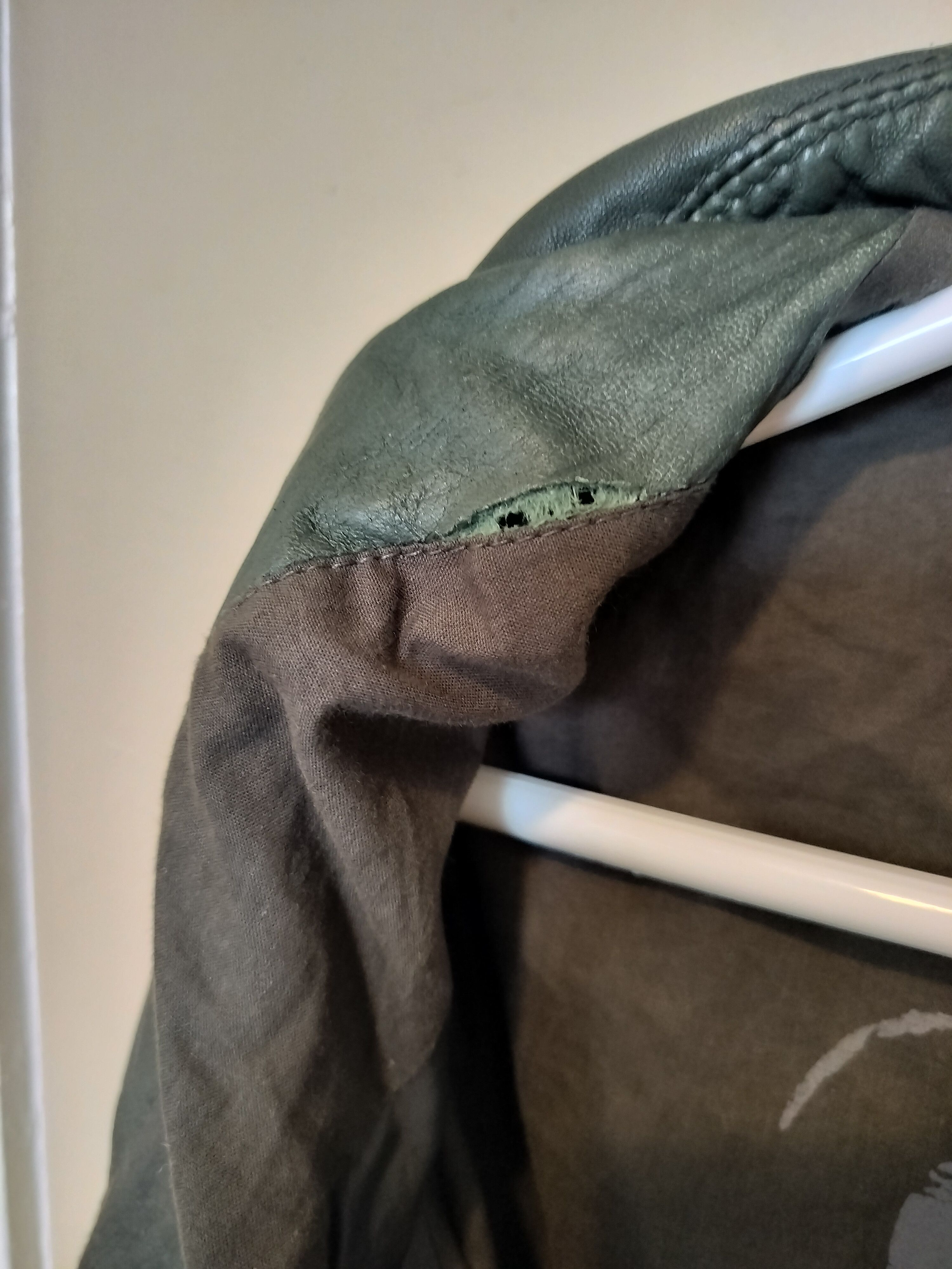 GOOSECRAFT Forest Green Goosecraft Sheep Leather Jacket, Size S Size S / US 4 / IT 40 - 8 Thumbnail