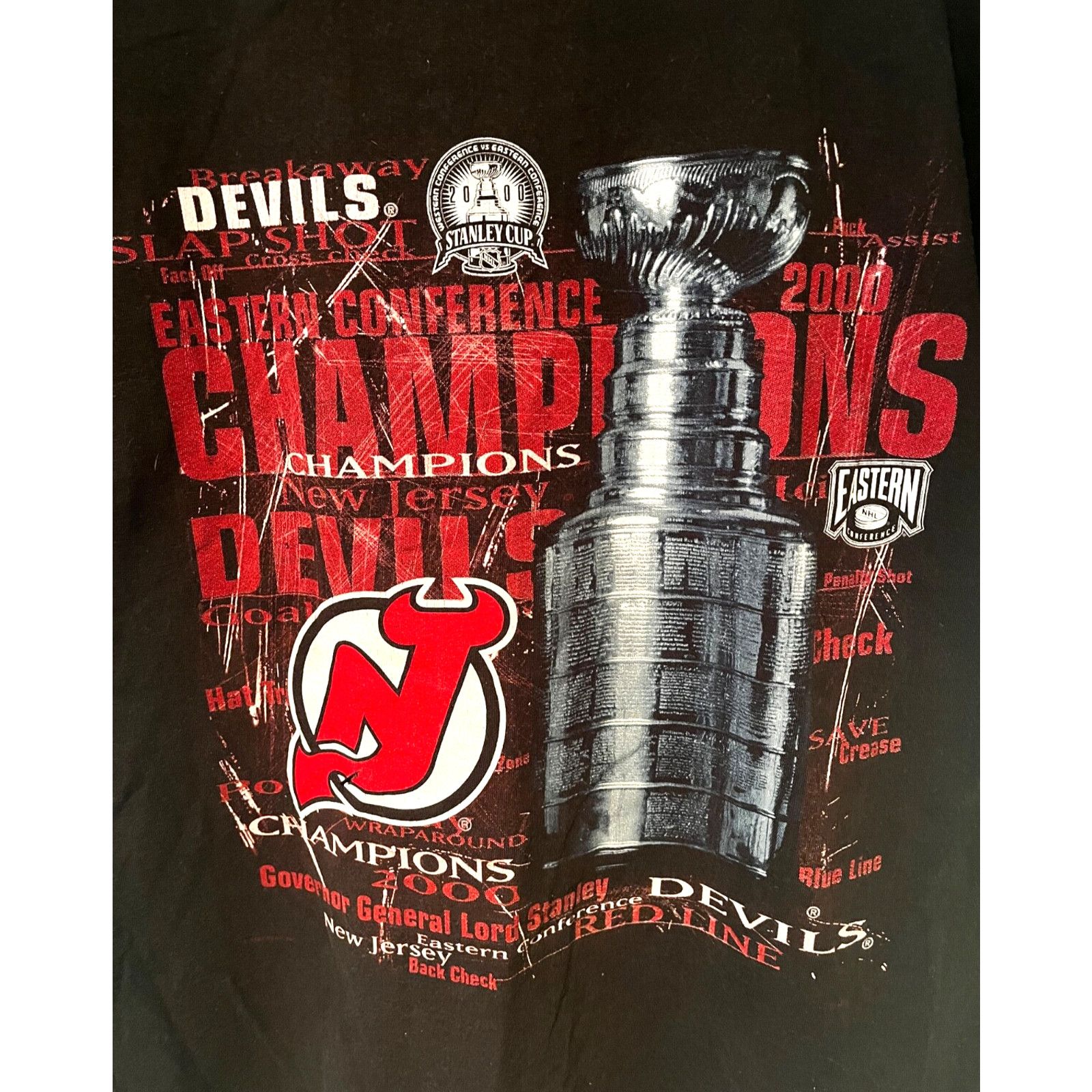 Delta New Jersey Devils 1995 Stanley Cup Champions Shirt USA L NHL Size US L / EU 52-54 / 3 - 3 Thumbnail