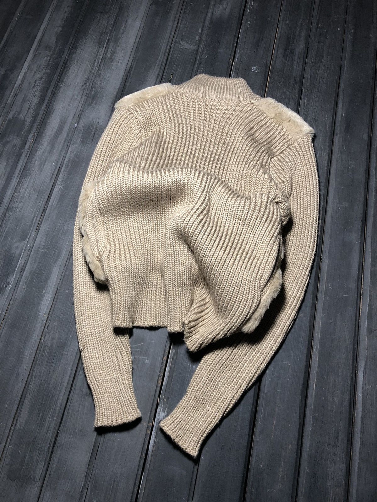 Japanese Brand Japanese Brand If Six Was Nine Rick Owens Style Fur Sweater Size US M / EU 48-50 / 2 - 6 Thumbnail
