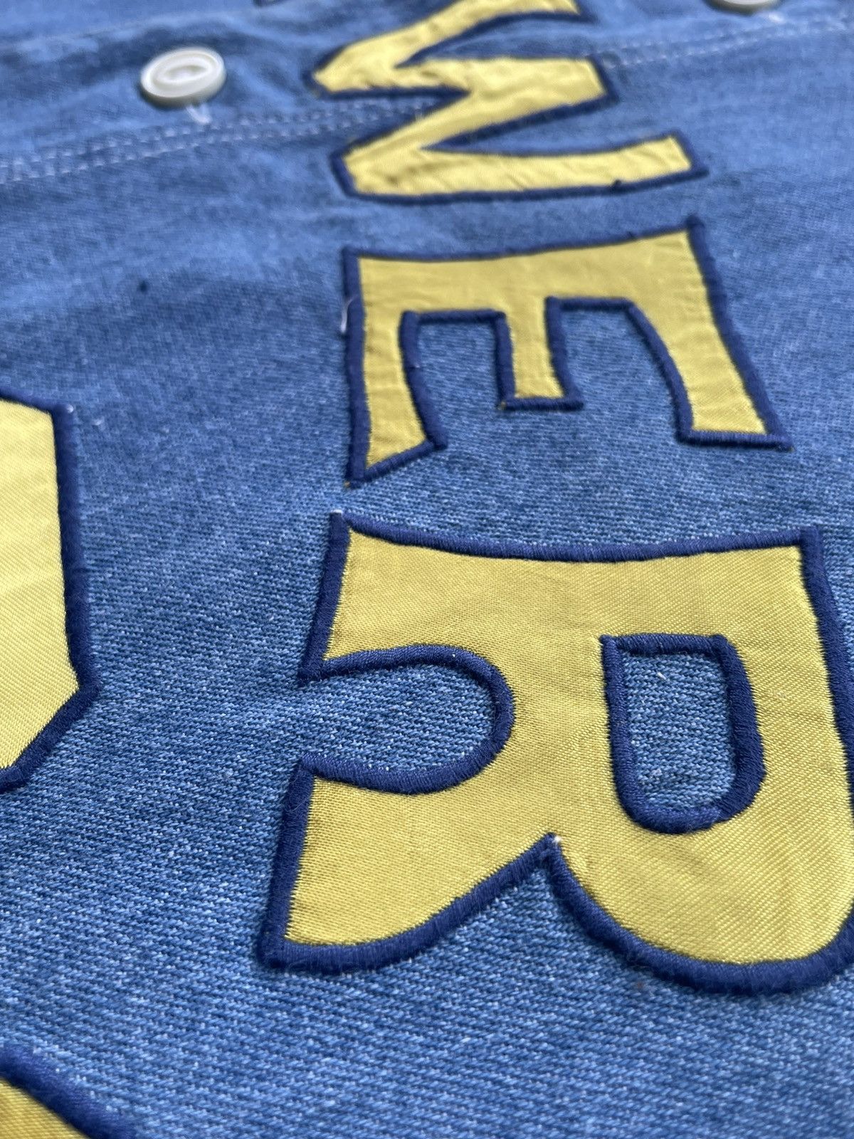MLB Vintage 90’s Brewer No 31 Denim Shirt Size US XL / EU 56 / 4 - 16 Thumbnail