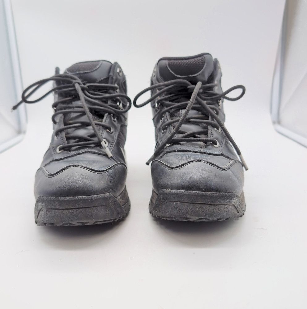 Ace Boot Co. Black Leather Unisex Work Boots M 7 W 8.5 Ace 69238 Voyager Size US 7 / EU 40 - 2 Thumbnail