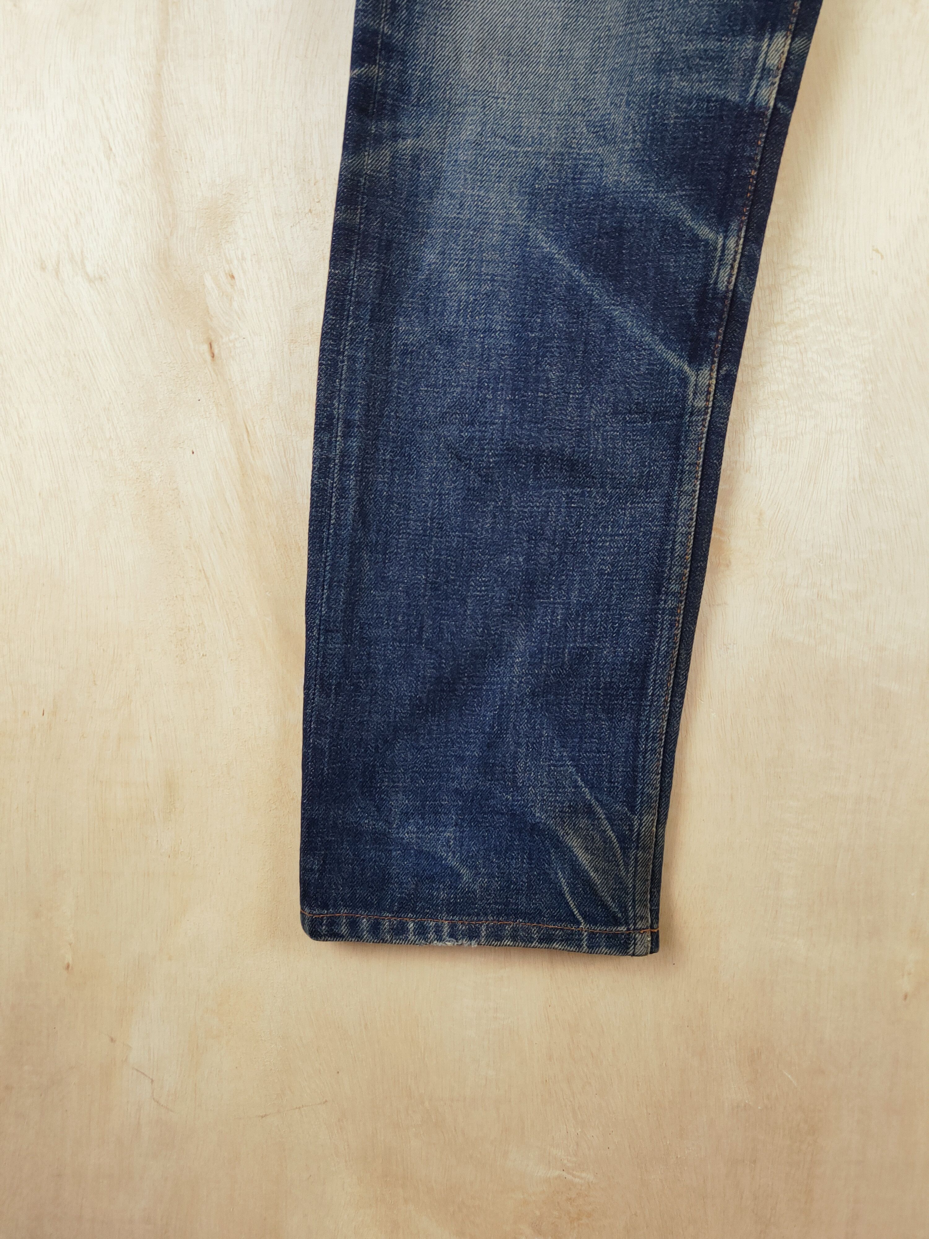 A.P.C. DL A.P.C Dark Blue Distressed Ripped Jeans #S2676 Size US 30 / EU 46 - 4 Thumbnail