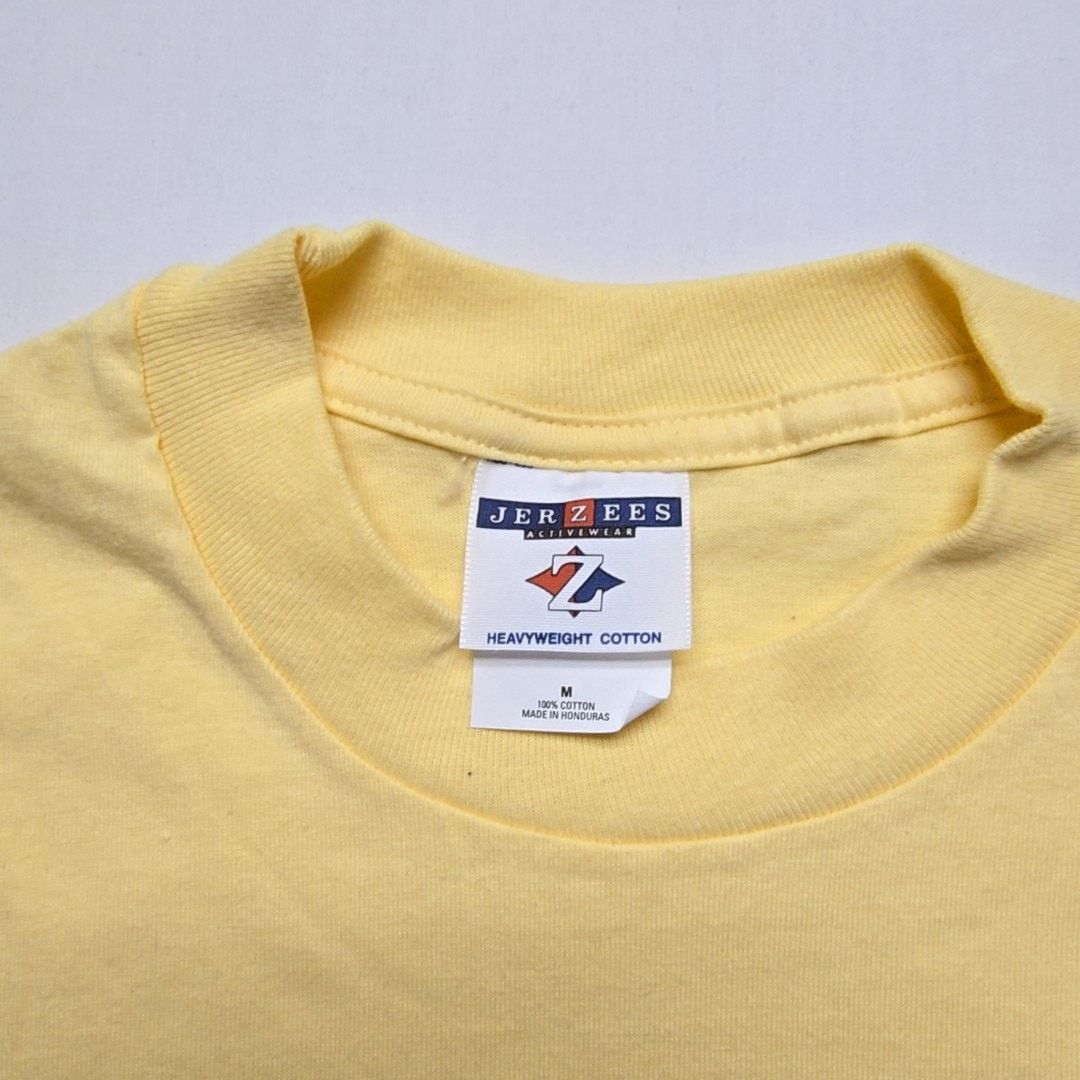 Jerzees Vintage Nashville Shirt Floral Graphic Yellow M Flower Tee Size M / US 6-8 / IT 42-44 - 3 Thumbnail