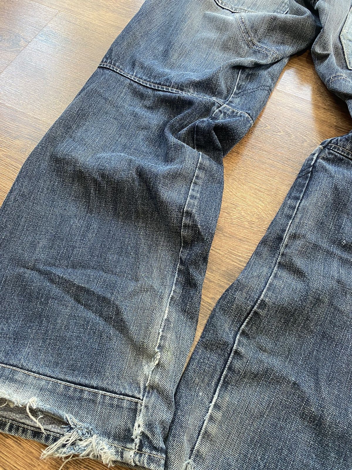 14th Addiction Vintage Y2K G Star archive Denim Cargo Baggy pants Jeans Size US 33 - 22 Thumbnail