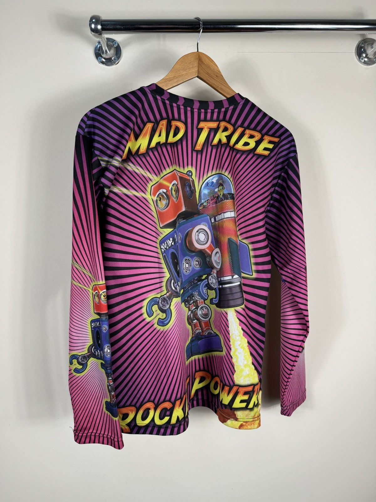 Band Tees Space Tribe Mad Tribe Rocket Power Psychedelic Design Size US M / EU 48-50 / 2 - 8 Thumbnail