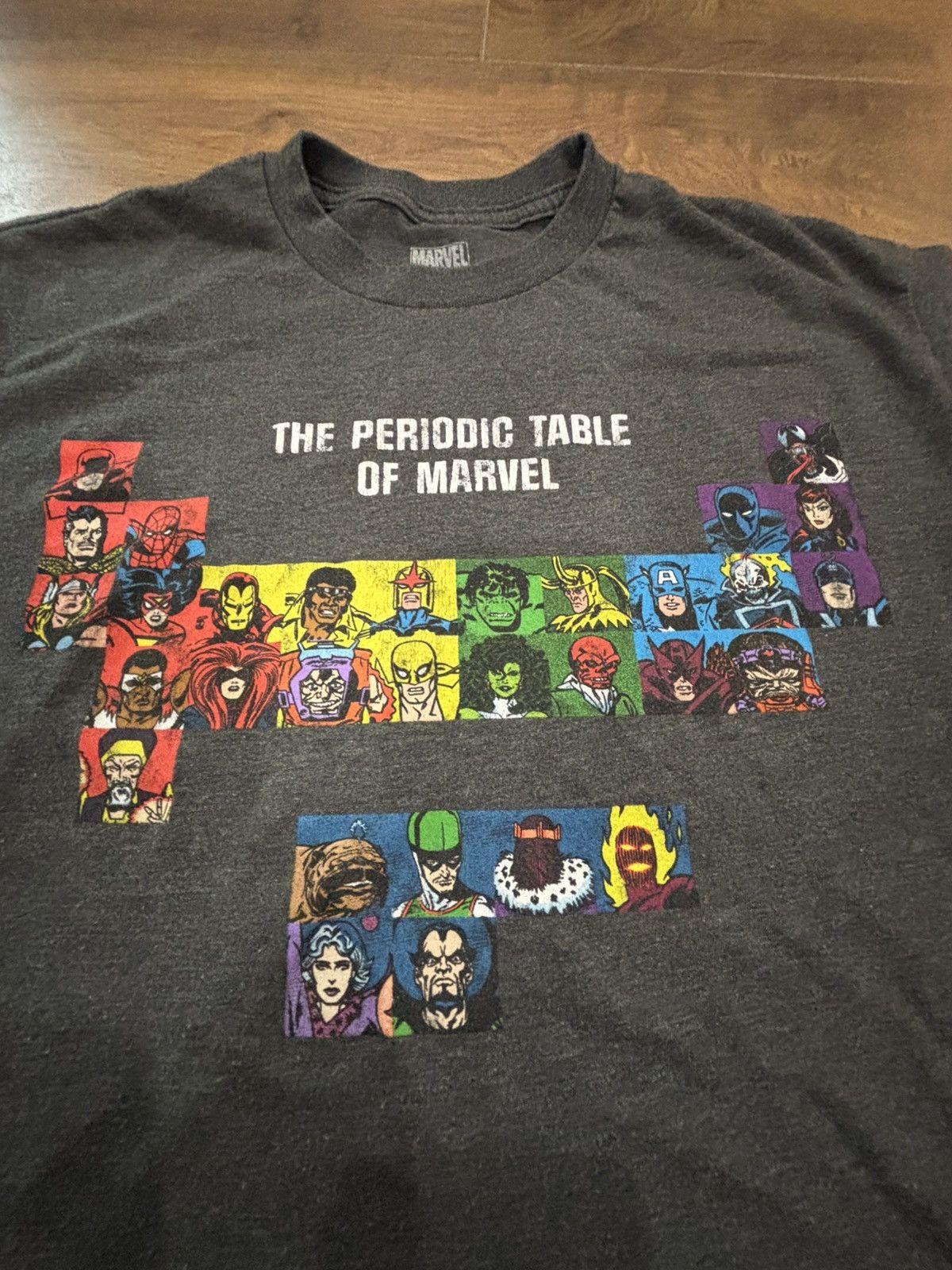 Marvel Comics Y2K Marvel Perodic TableTee Size US L / EU 52-54 / 3 - 2 Thumbnail