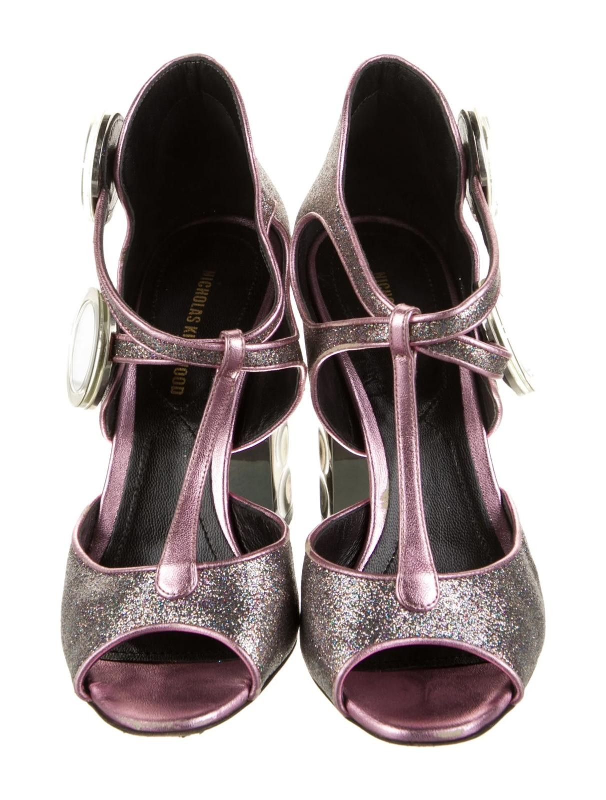 Other Nicholas Kirkwood Glitter Glitter Accents T-Strap US5, IT35 Size US 5 / IT 35 - 3 Thumbnail