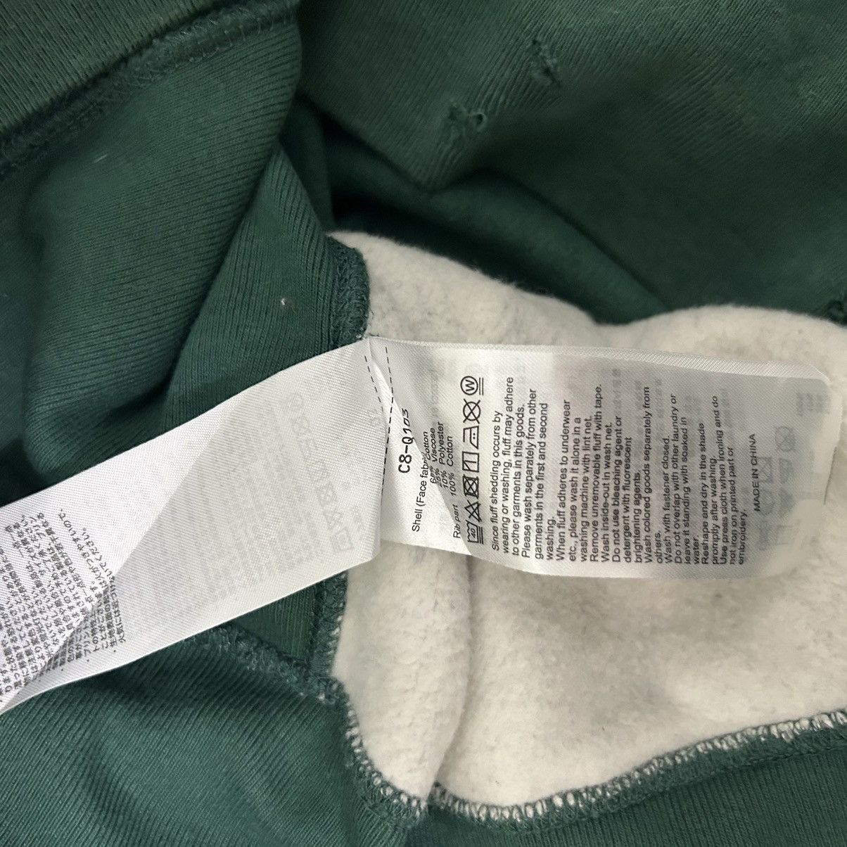 Champion Vintage Champion Two Colour Green/Grey Distressed Hoodie Size US M / EU 48-50 / 2 - 15 Thumbnail