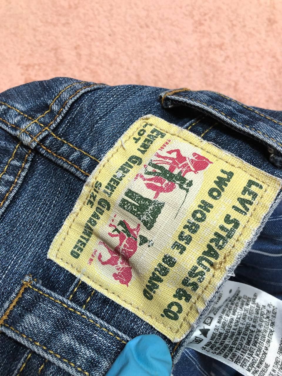 Levi's Vintage Levis Jeans 29x34 Dark Wash Straight STREETWEAR Size 29" - 3 Thumbnail