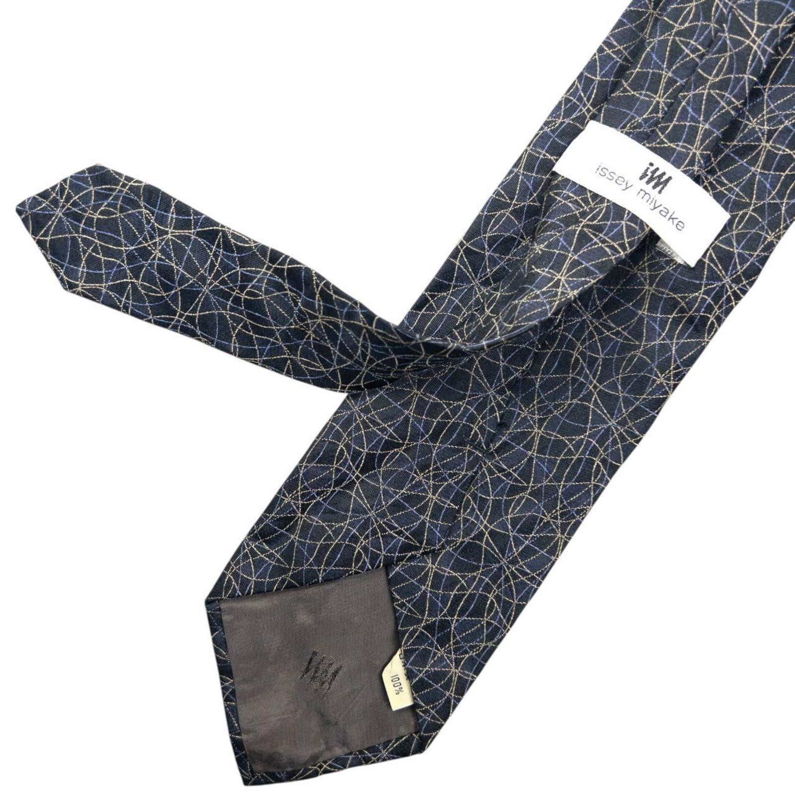 Issey Miyake Vintage 90s Issey Miyake Pattern Silk Tie Size ONE SIZE - 6 Thumbnail
