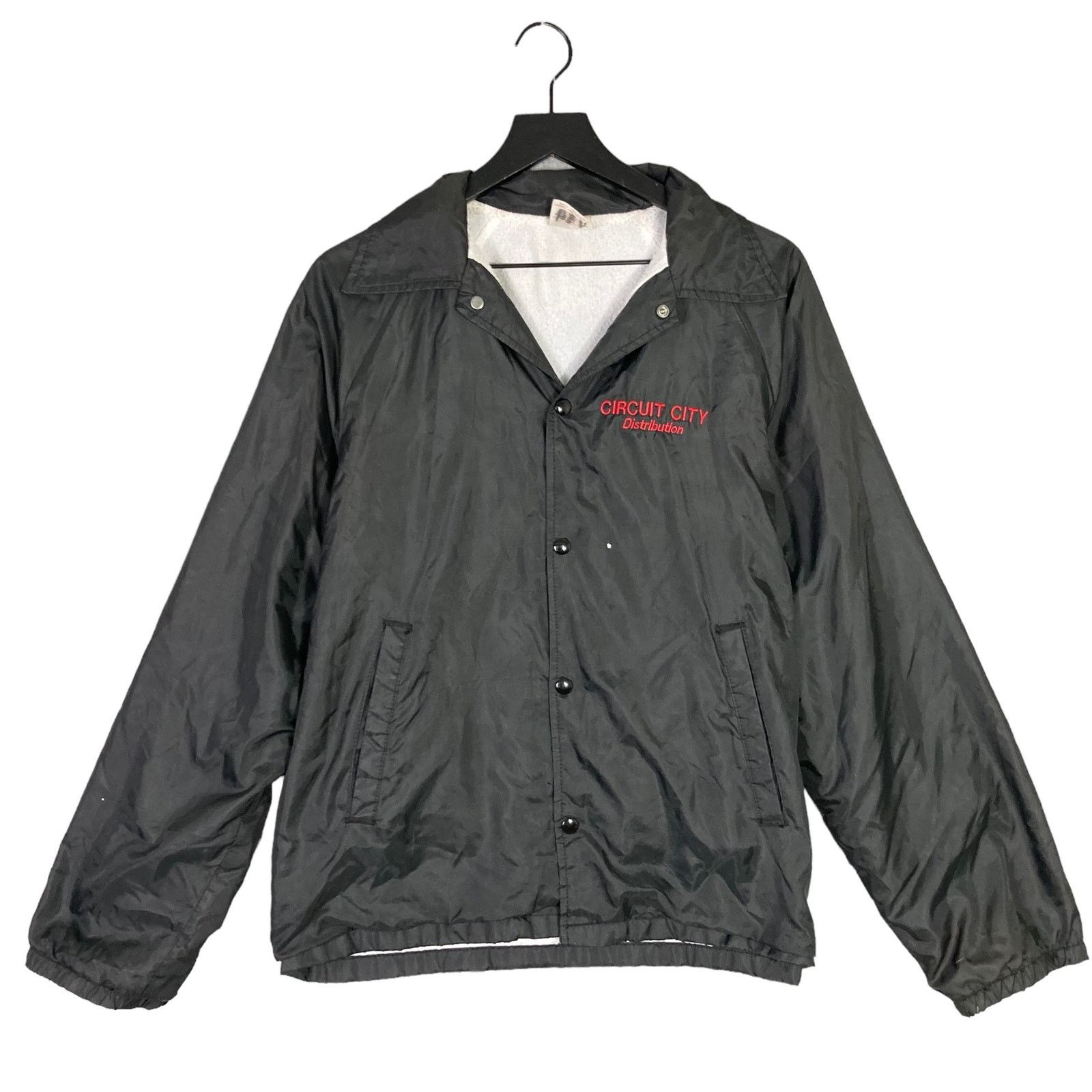Vintage Vintage Circuit City Coach Jacket Red Nylon Unisex M Size US M / EU 48-50 / 2 - 1 Thumbnail