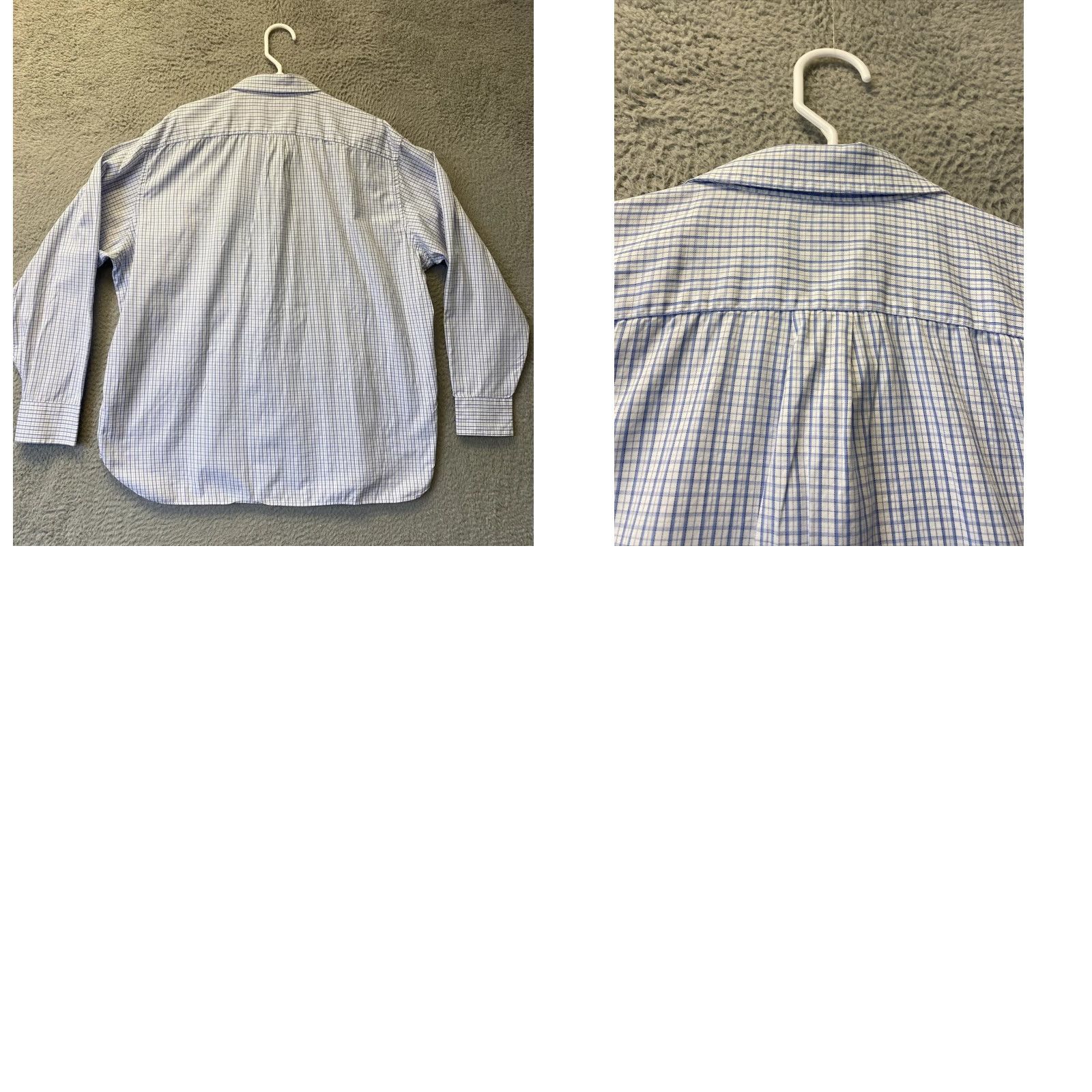 J.Crew J.CREW Button-Up Shirt Mens XL 17-17.5 Blue Check Plaid Casual / 108-31 Size US XL / EU 56 / 4 - 8 Thumbnail
