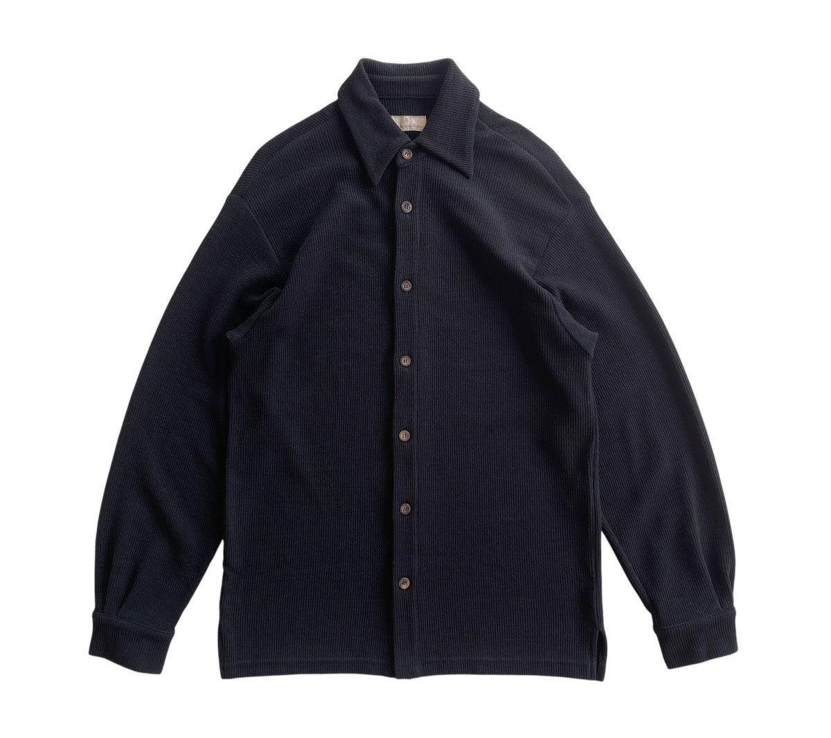 Ermenegildo Zegna Ermenegildo Zegna Black knit Shirt Size US M / EU 48-50 / 2 - 2 Thumbnail
